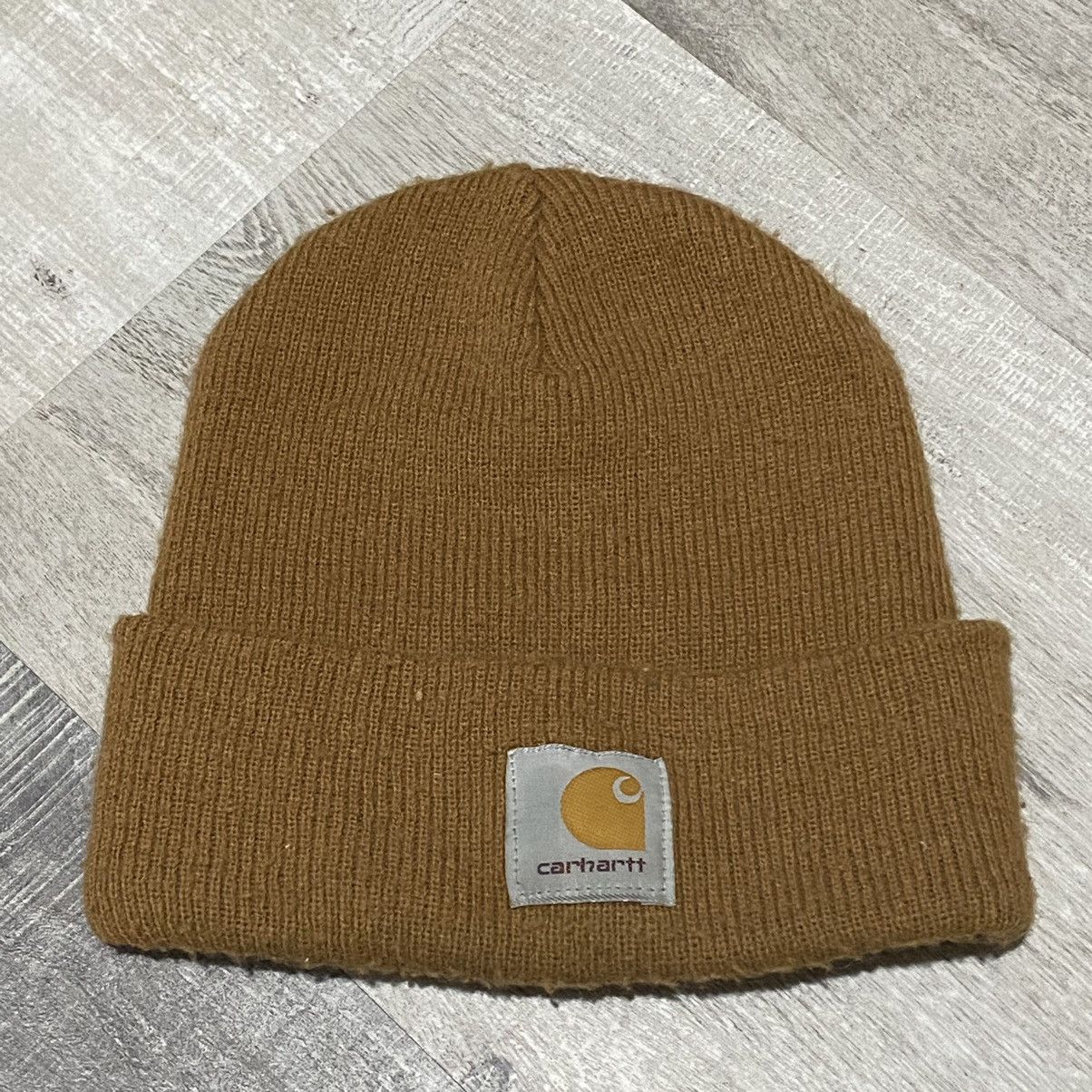 Carhartt Carhartt Acrylic Skull Cap Rust Brown Winter Work Wear Hat