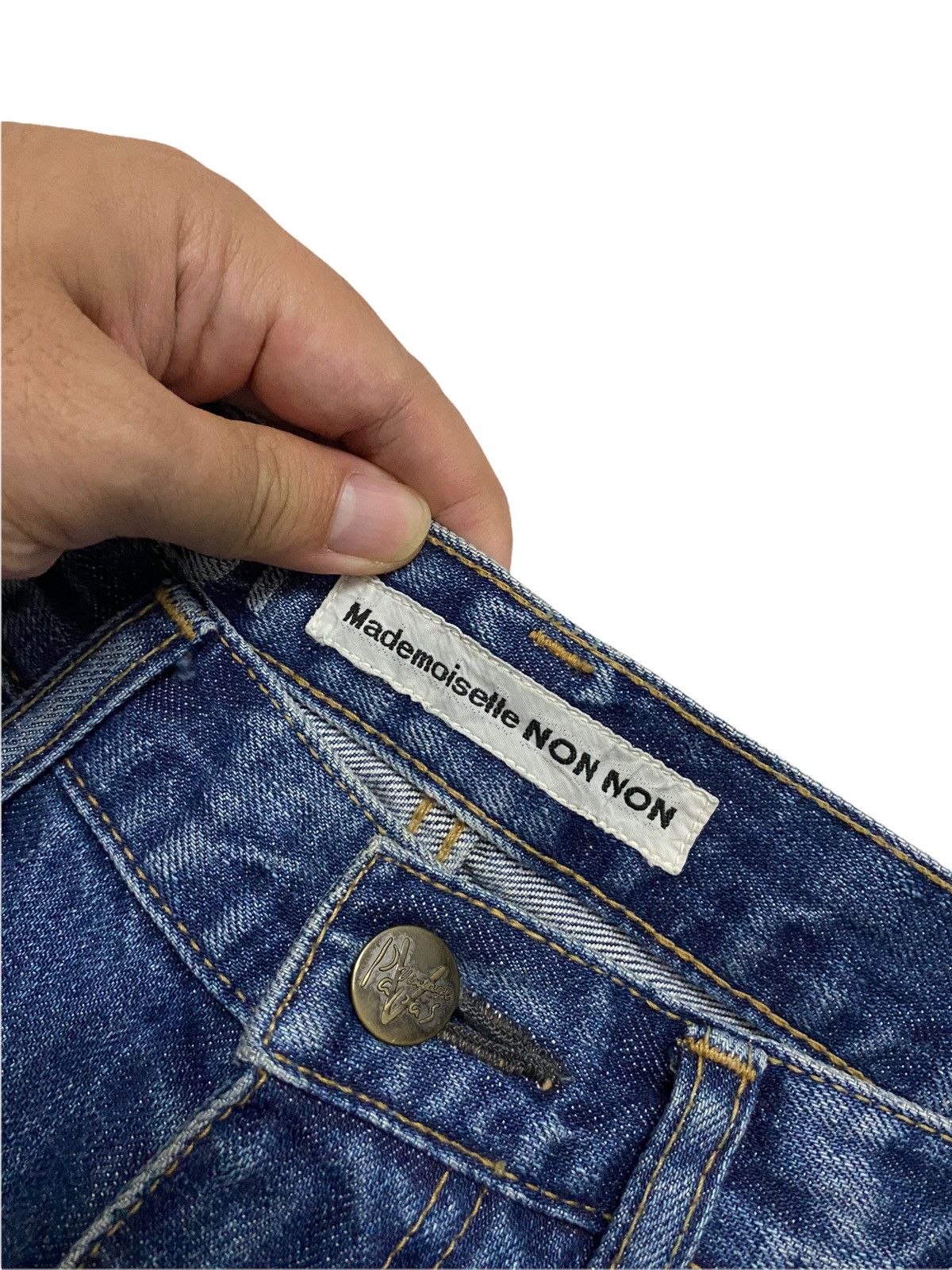 Mademoiselle Non Non 🔥Express Shipping🔥 Mademoiselle Non Non Papas Jeans Size US 30 / EU 46 - 5 Thumbnail