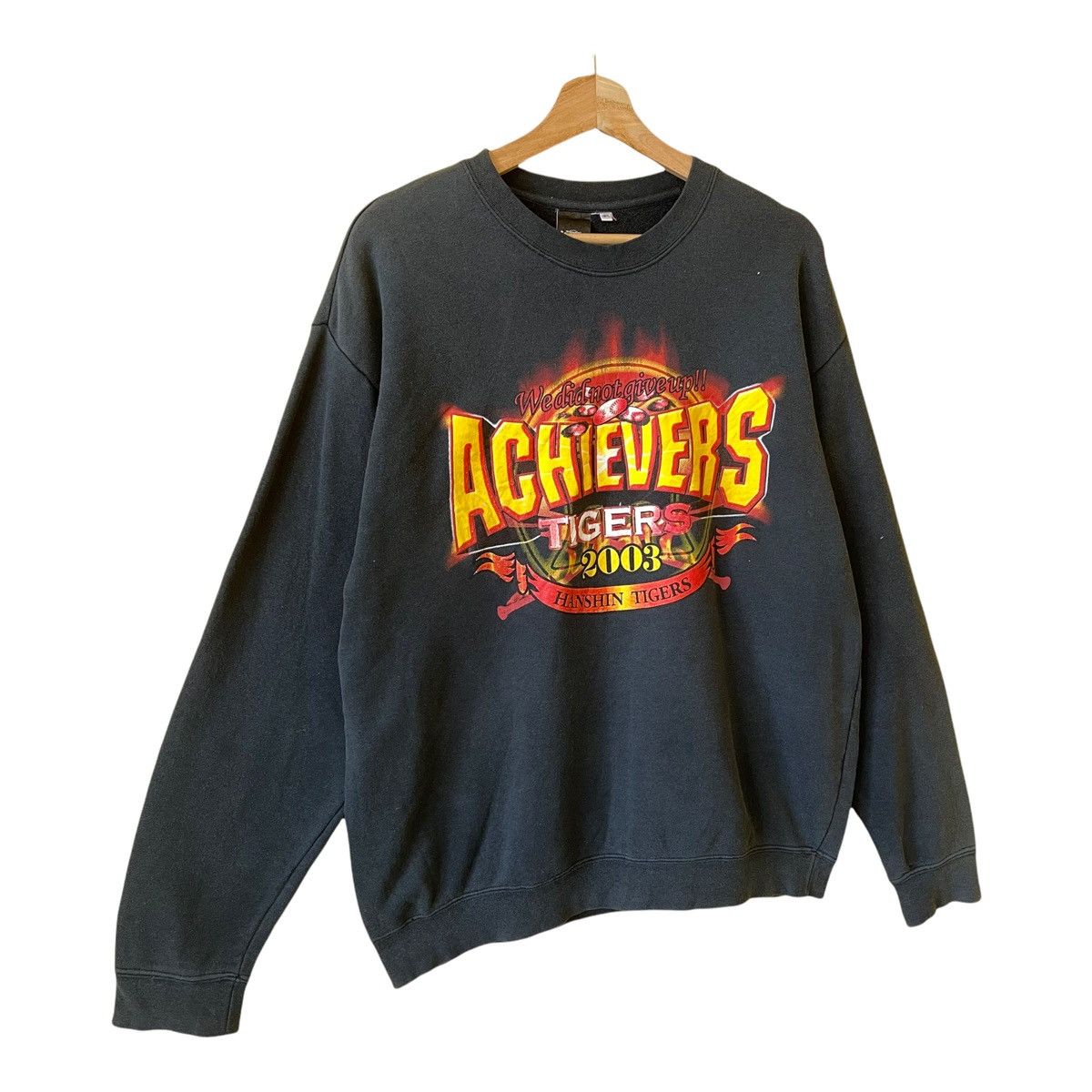 Japanese Brand Vintage Hanshin Tiger Achievers Tiger 03 Japan Baseball Size US L / EU 52-54 / 3 - 2 Thumbnail
