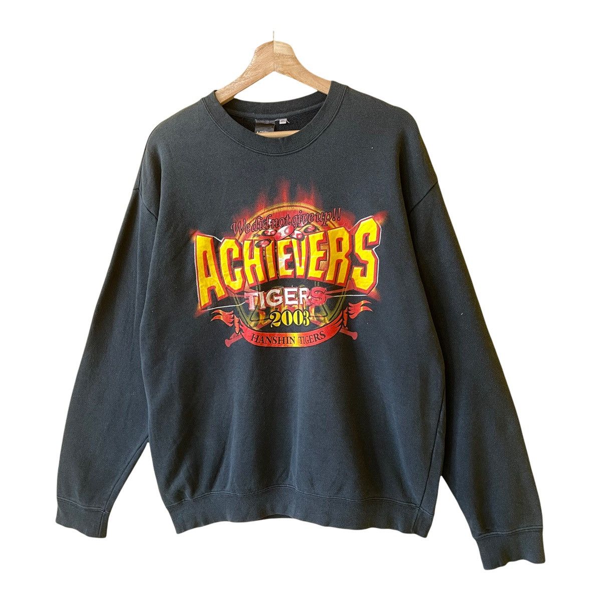Japanese Brand Vintage Hanshin Tiger Achievers Tiger 03 Japan Baseball Size US L / EU 52-54 / 3 - 3 Thumbnail