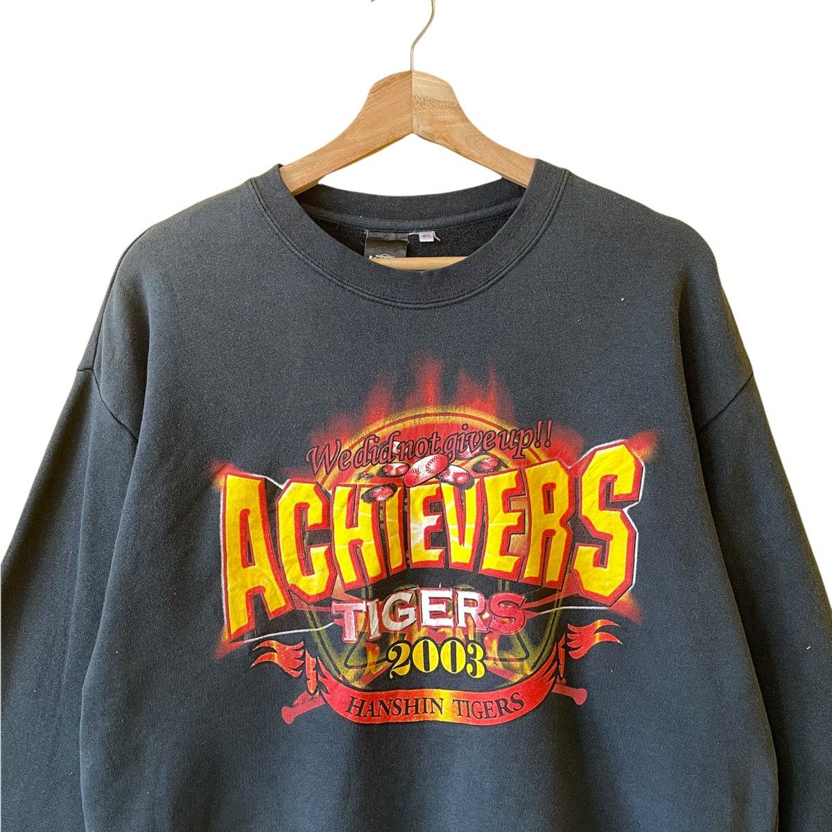 Japanese Brand Vintage Hanshin Tiger Achievers Tiger 03 Japan Baseball Size US L / EU 52-54 / 3 - 4 Thumbnail
