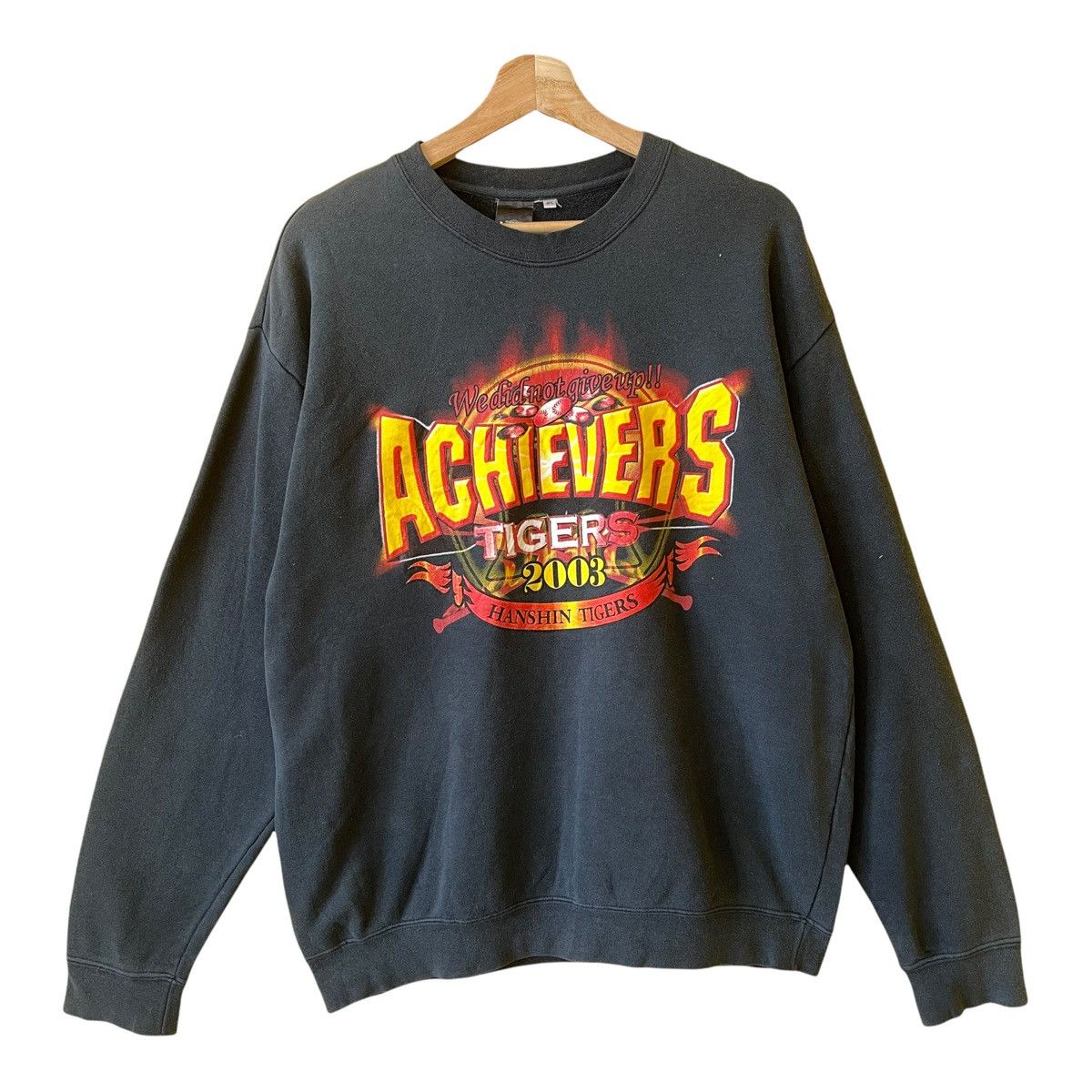 Japanese Brand Vintage Hanshin Tiger Achievers Tiger 03 Japan Baseball Size US L / EU 52-54 / 3 - 1 Thumbnail