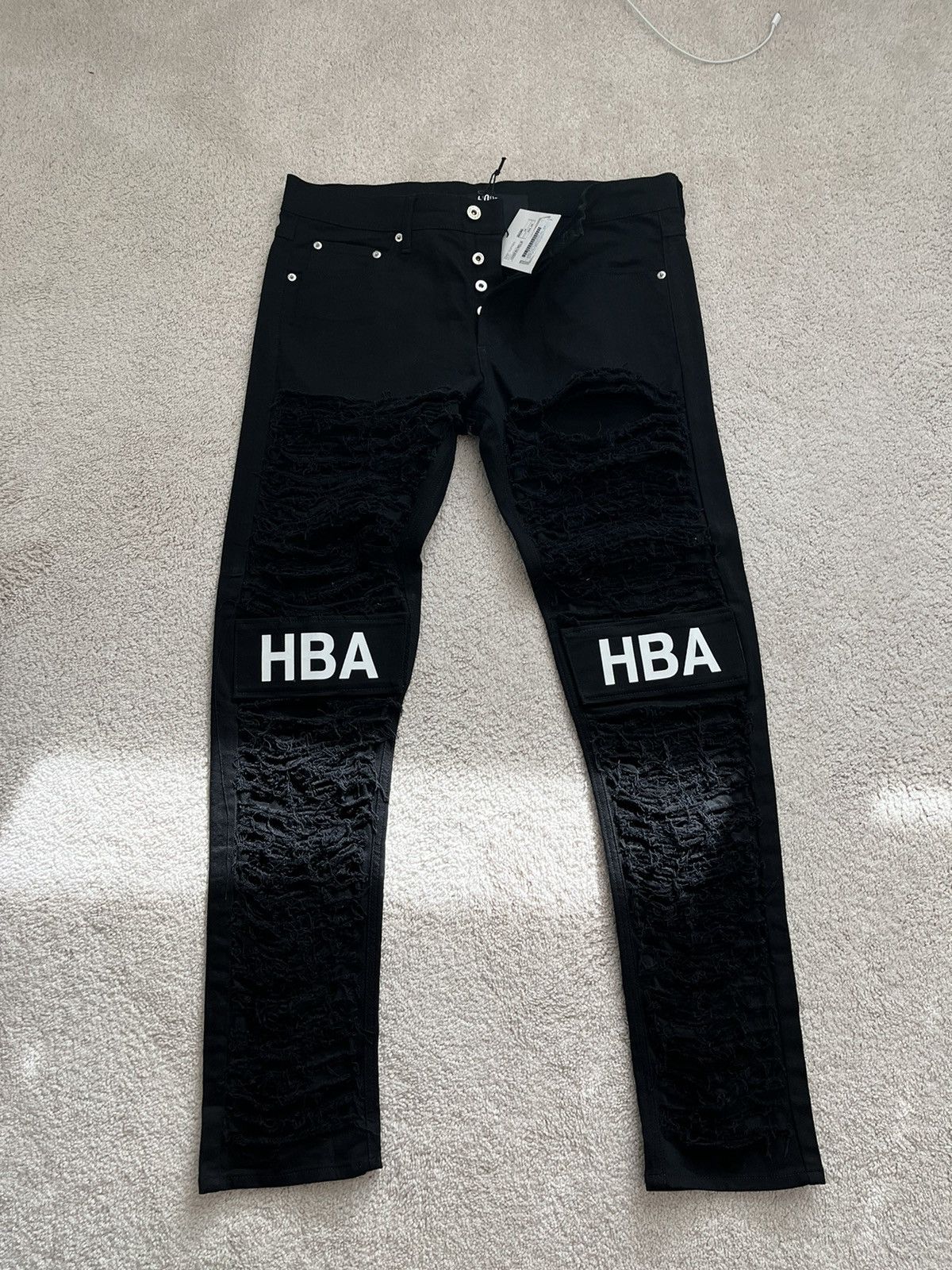 激レア 美品 HOOD BY AIR フロントジップパンツ HBA 2025年最新】HOOD BY AIR パンツの人気アイテム - メルカリ