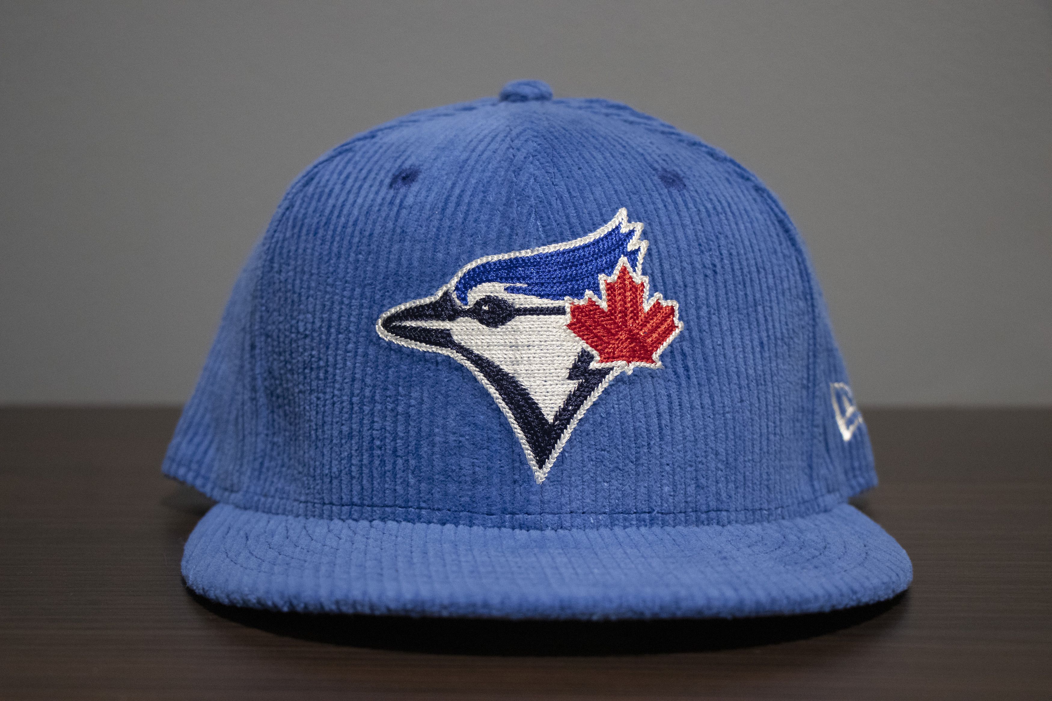 Lids Munfu Corduroy Toronto Blue Jays 7 1/8 Two 2 Tone Black Blue