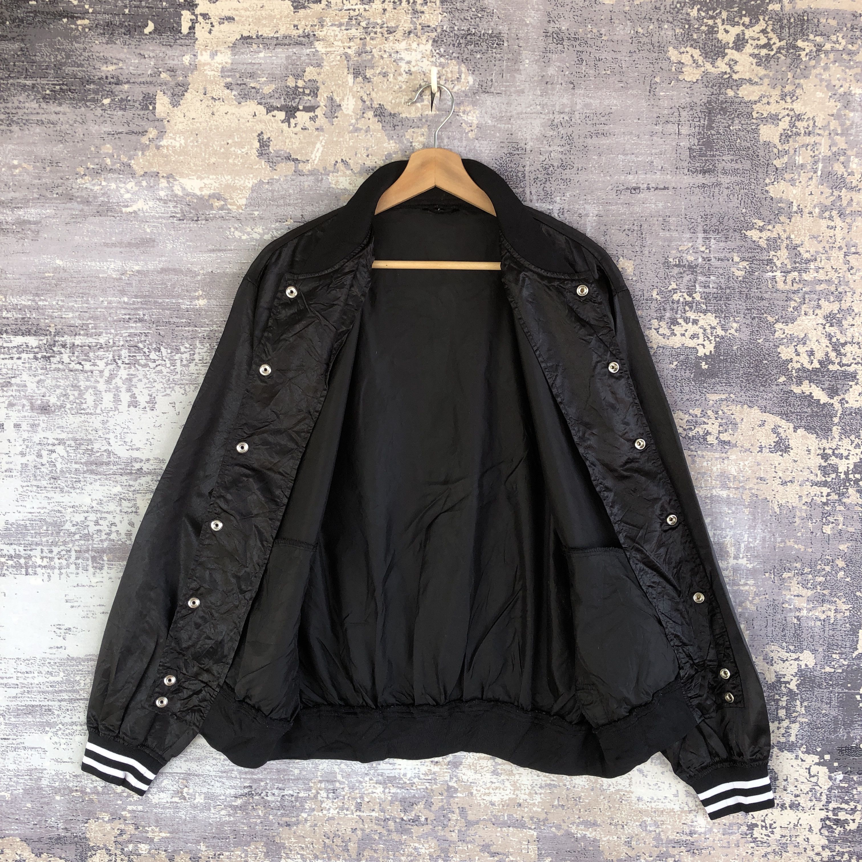 Japanese Brand × Vintage Vintage Baseball Coach Jacket Varsity Bomber Jacket Size US M / EU 48-50 / 2 - 2 Thumbnail