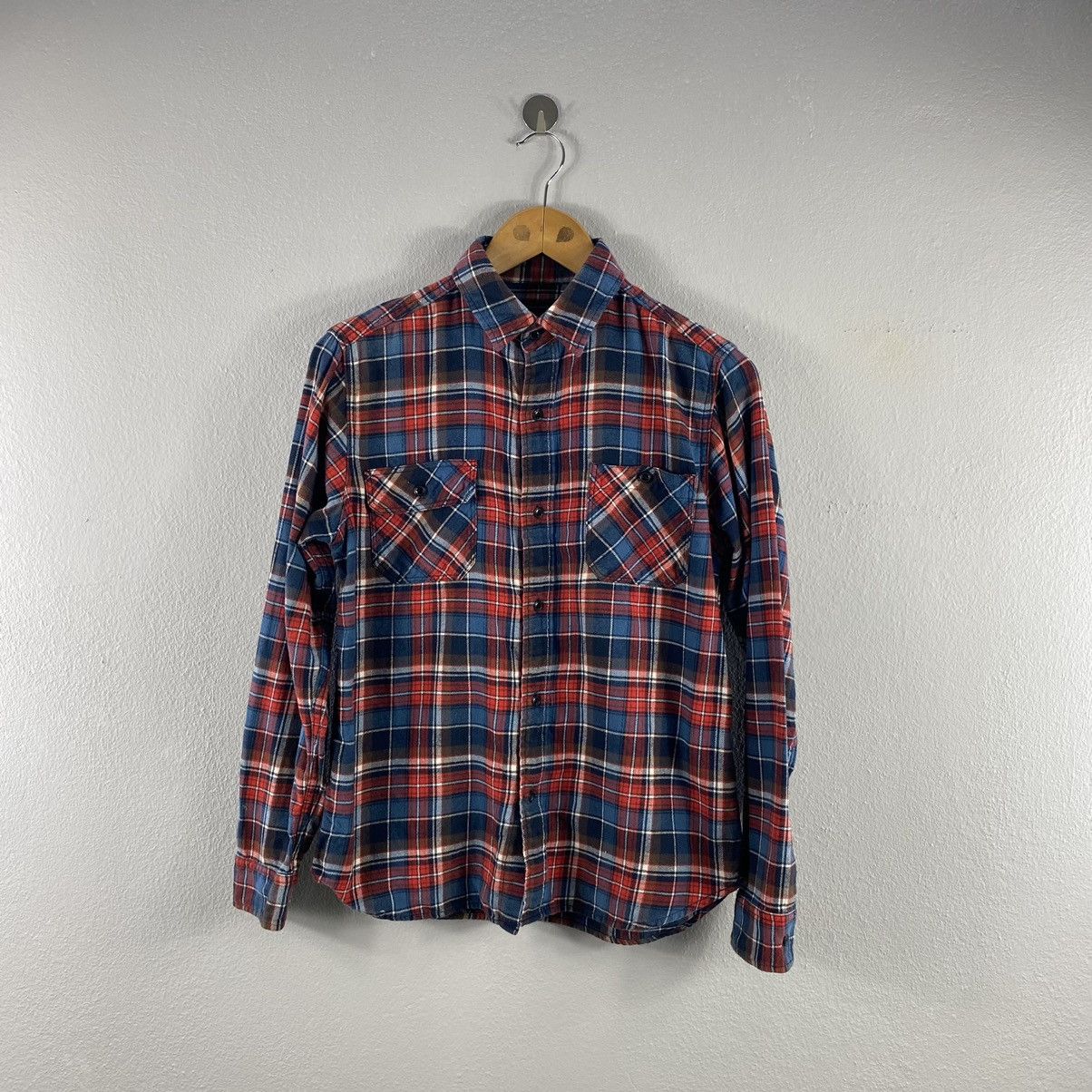 Urban Research Doors Checkered Casual Flannel Button Up