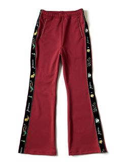 Red Flare Sweatpants