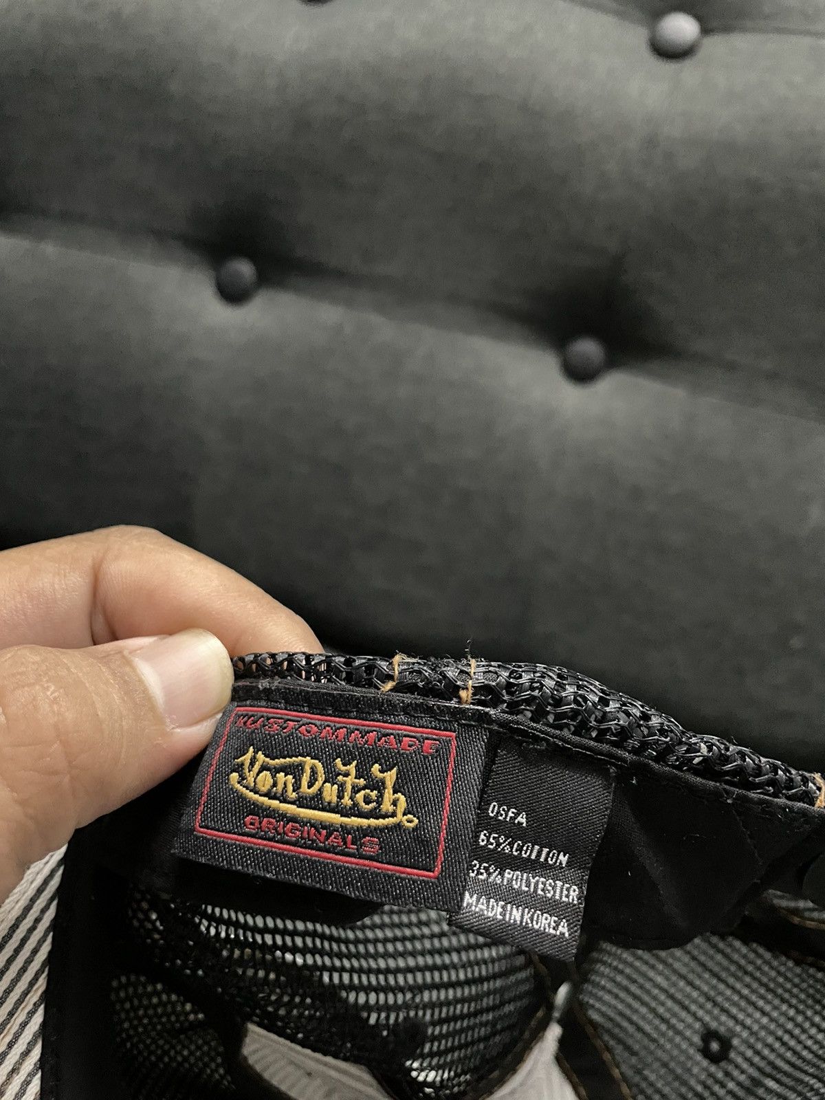 Von Dutch Vintage Von Dutch Trucker Hat Size ONE SIZE - 6 Thumbnail
