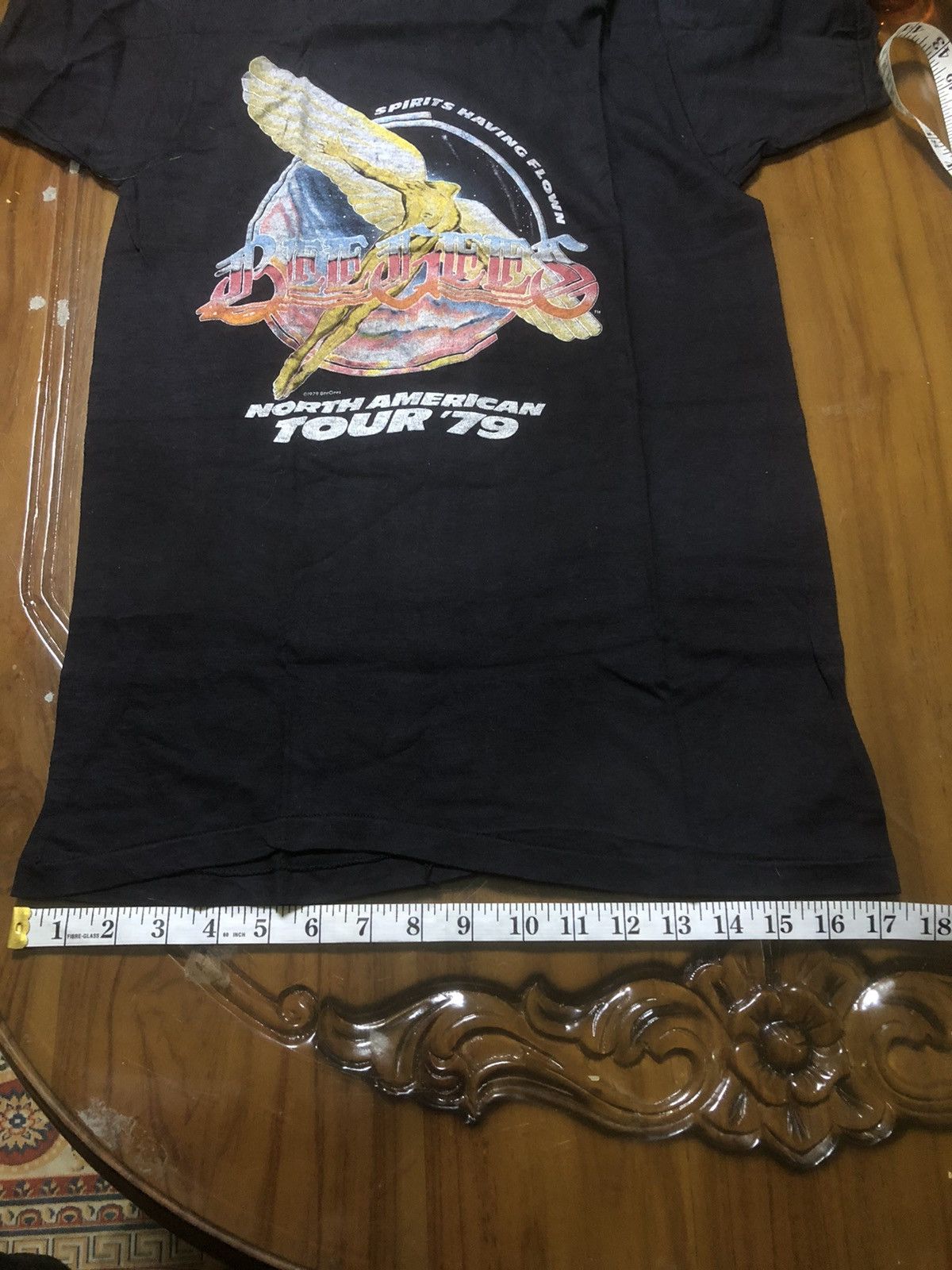 Band Tees Rare‼️Vintage 70s Bee Gees North American Tour 1979 Size US S / EU 44-46 / 1 - 14 Thumbnail