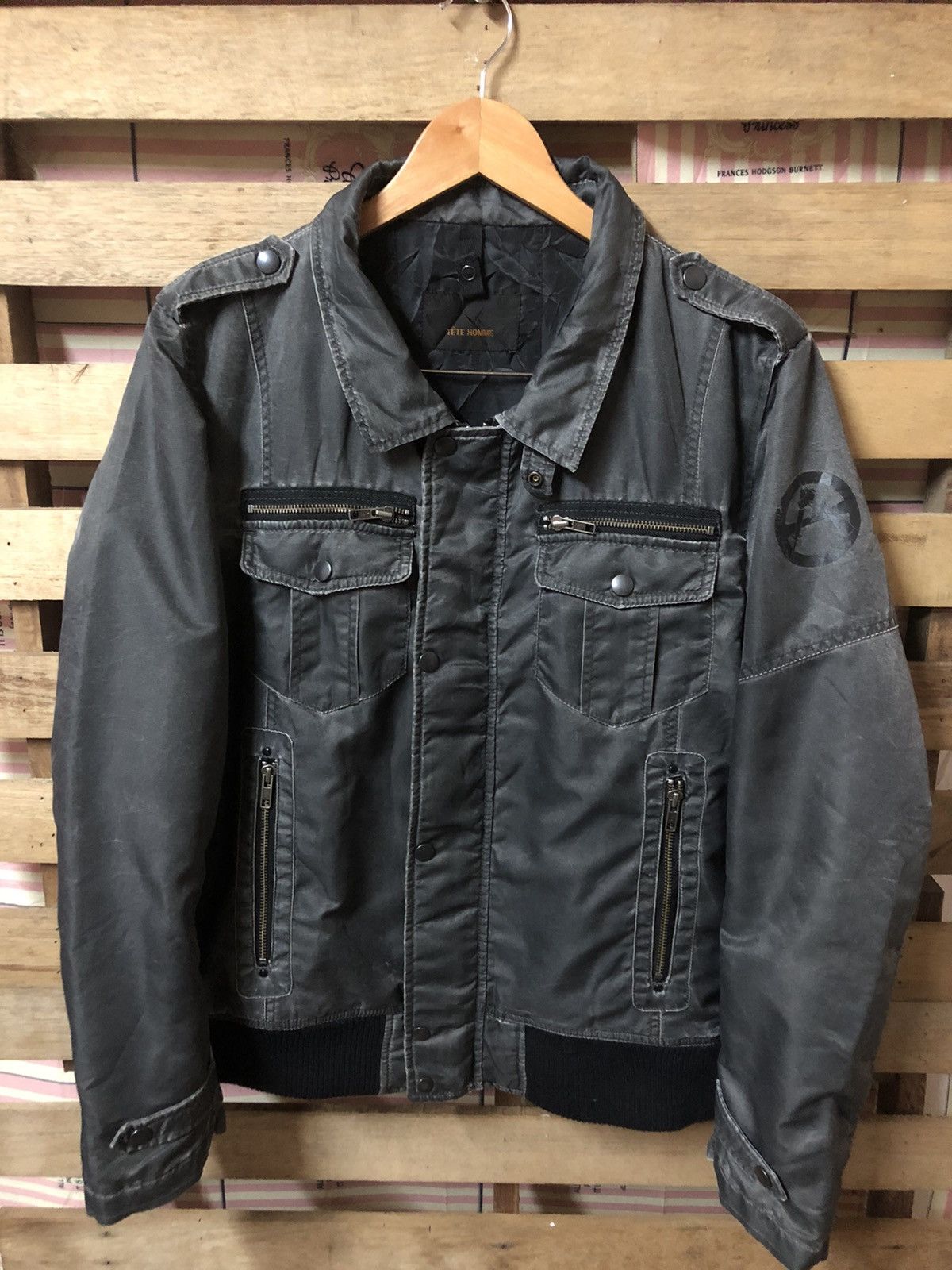 Tete Homme Tete Homme Bomber Jacket Fashion Design Size US M / EU 48-50 / 2 - 1 Thumbnail