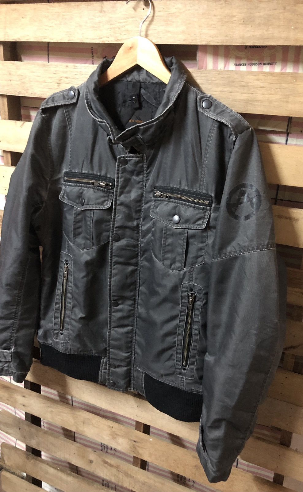 Tete Homme Tete Homme Bomber Jacket Fashion Design Size US M / EU 48-50 / 2 - 4 Thumbnail