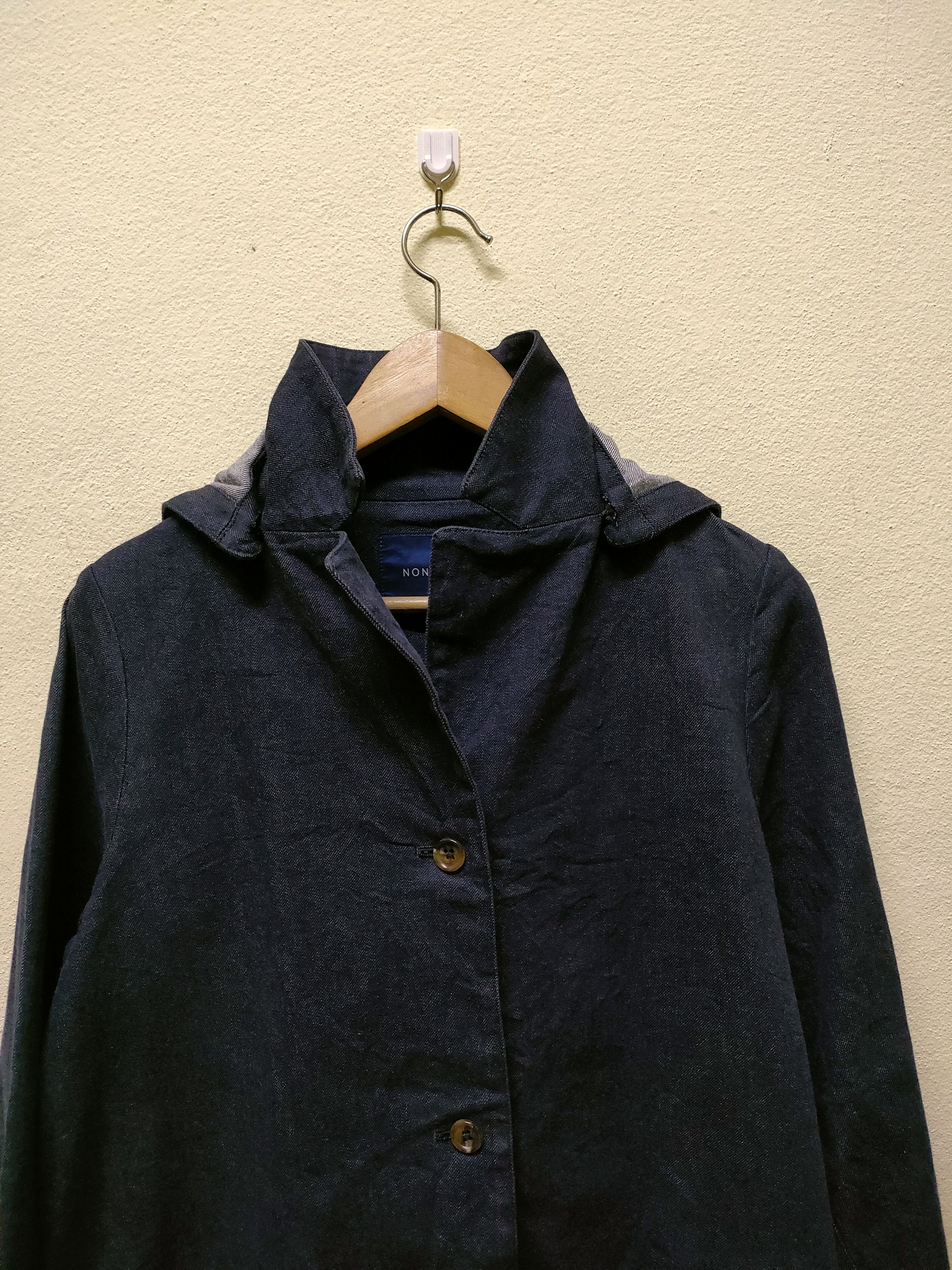 Indigo × Japanese Brand Non no Denim Long Jacket Size US M / EU 48-50 / 2 - 3 Thumbnail