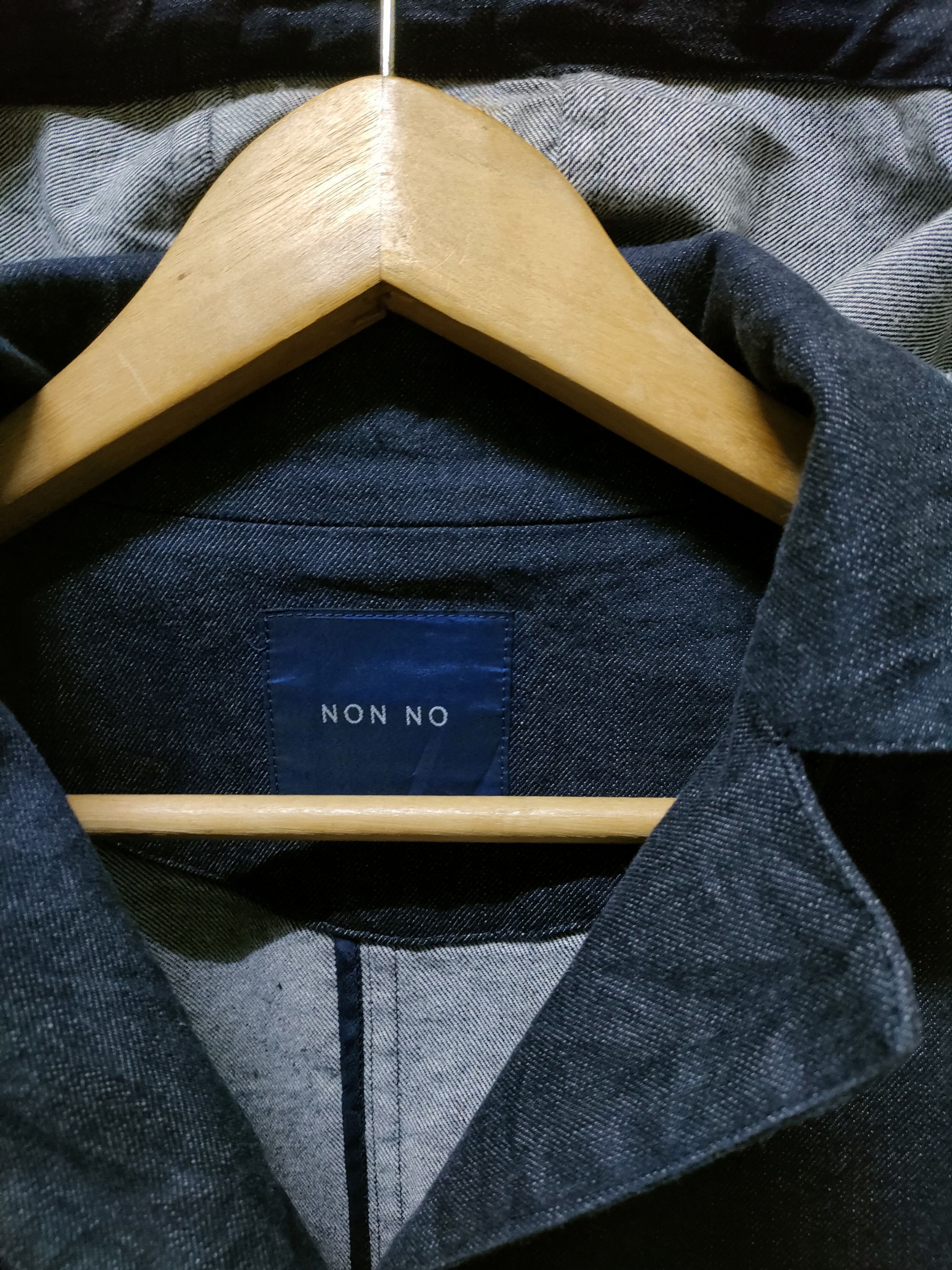 Indigo × Japanese Brand Non no Denim Long Jacket Size US M / EU 48-50 / 2 - 9 Thumbnail
