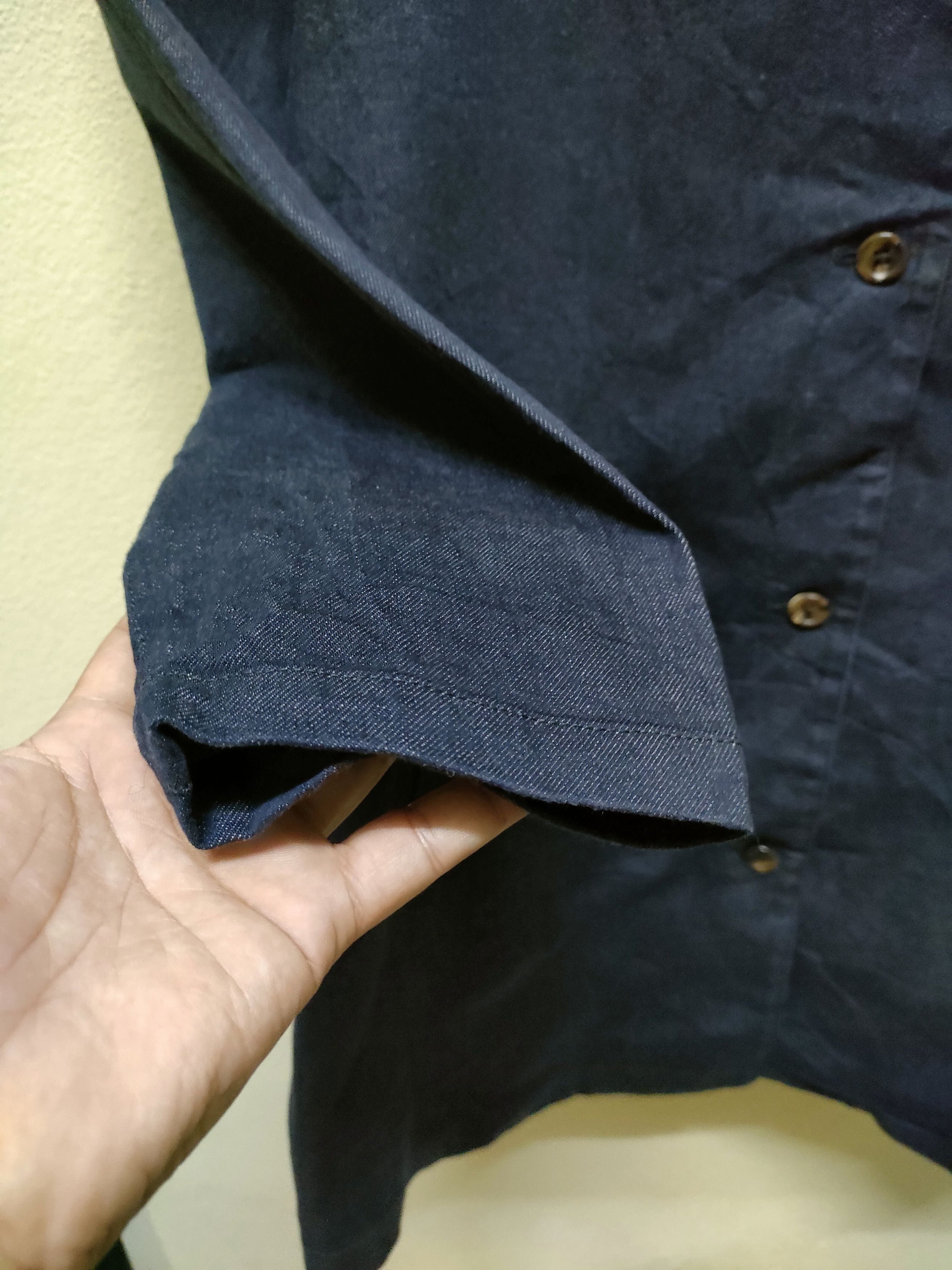 Indigo × Japanese Brand Non no Denim Long Jacket Size US M / EU 48-50 / 2 - 8 Thumbnail
