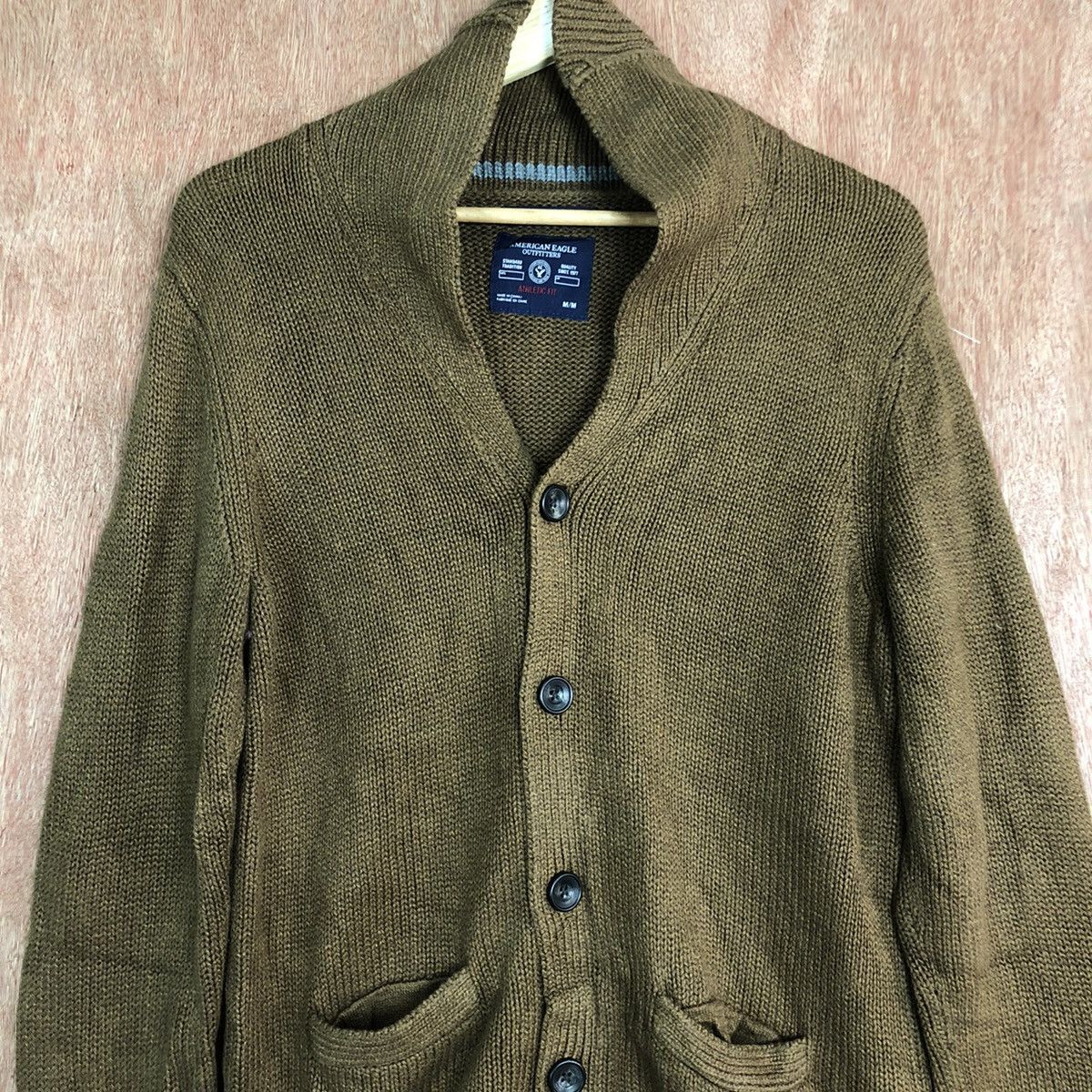 Aran Isles Knitwear American Eagle Outfitter brown Cardigan #6085 Size US M / EU 48-50 / 2 - 8 Thumbnail