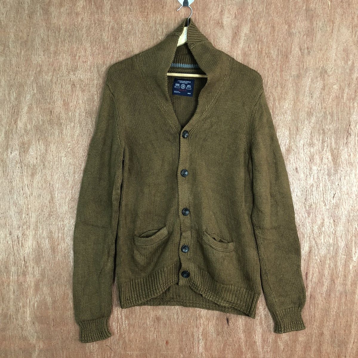 Aran Isles Knitwear American Eagle Outfitter brown Cardigan #6085 Size US M / EU 48-50 / 2 - 1 Thumbnail
