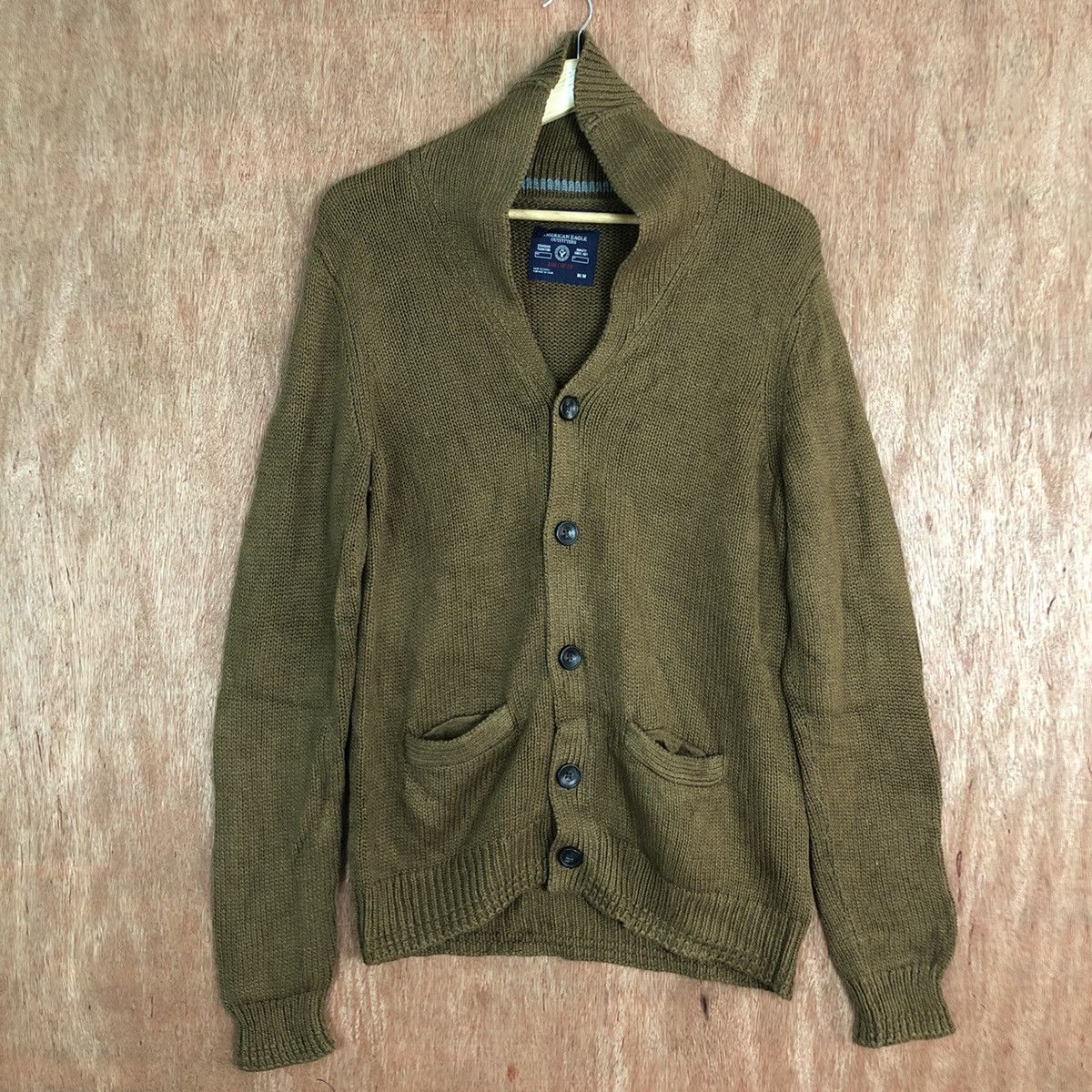 Aran Isles Knitwear American Eagle Outfitter brown Cardigan #6085 Size US M / EU 48-50 / 2 - 3 Thumbnail
