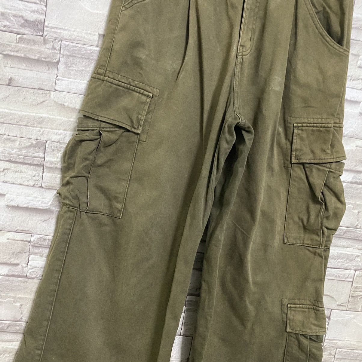 Avirex Avirex Belle Cargo Baggy Flare Pants Size 26" / US 2 / IT 38 - 6 Thumbnail