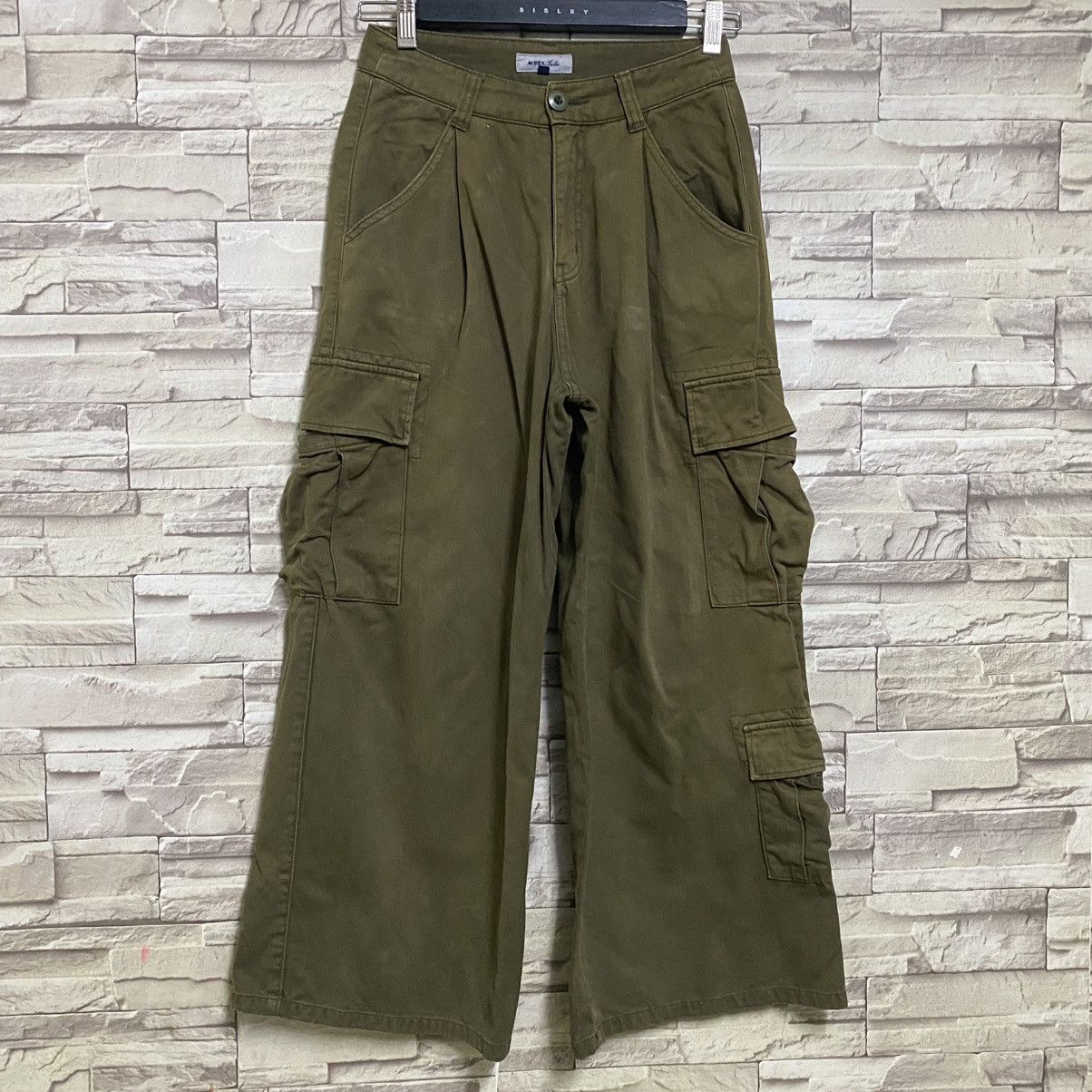 Avirex Avirex Belle Cargo Baggy Flare Pants Size 26" / US 2 / IT 38 - 3 Thumbnail