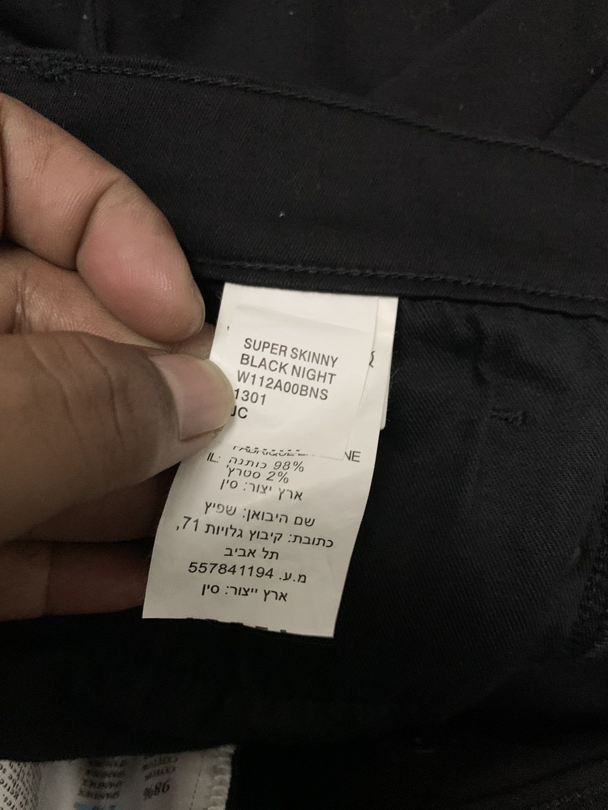 Ksubi Ksubi Super Skinny Black Night Pants Size US 26 / EU 42 - 9 Thumbnail