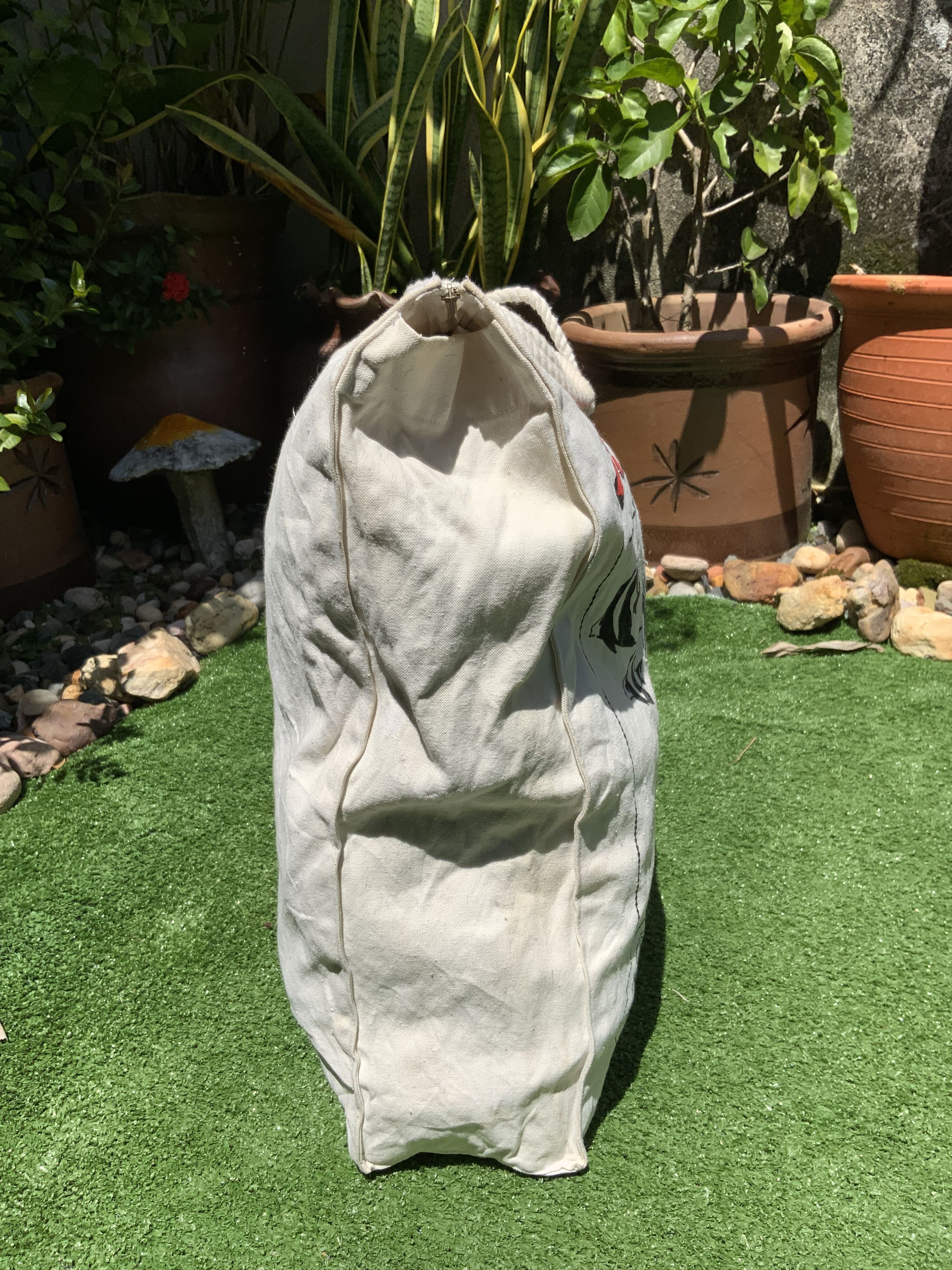 Japanese Brand Vintage Yaeyama Canvas Zip Rusty Japan Tote Bag Size ONE SIZE - 3 Thumbnail