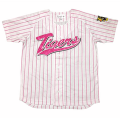 NEW MIZUNO Japan NPB HANSHIN TIGERS Baseball Jersey XLarge WHITE/BLK #9  TAKAYAMA