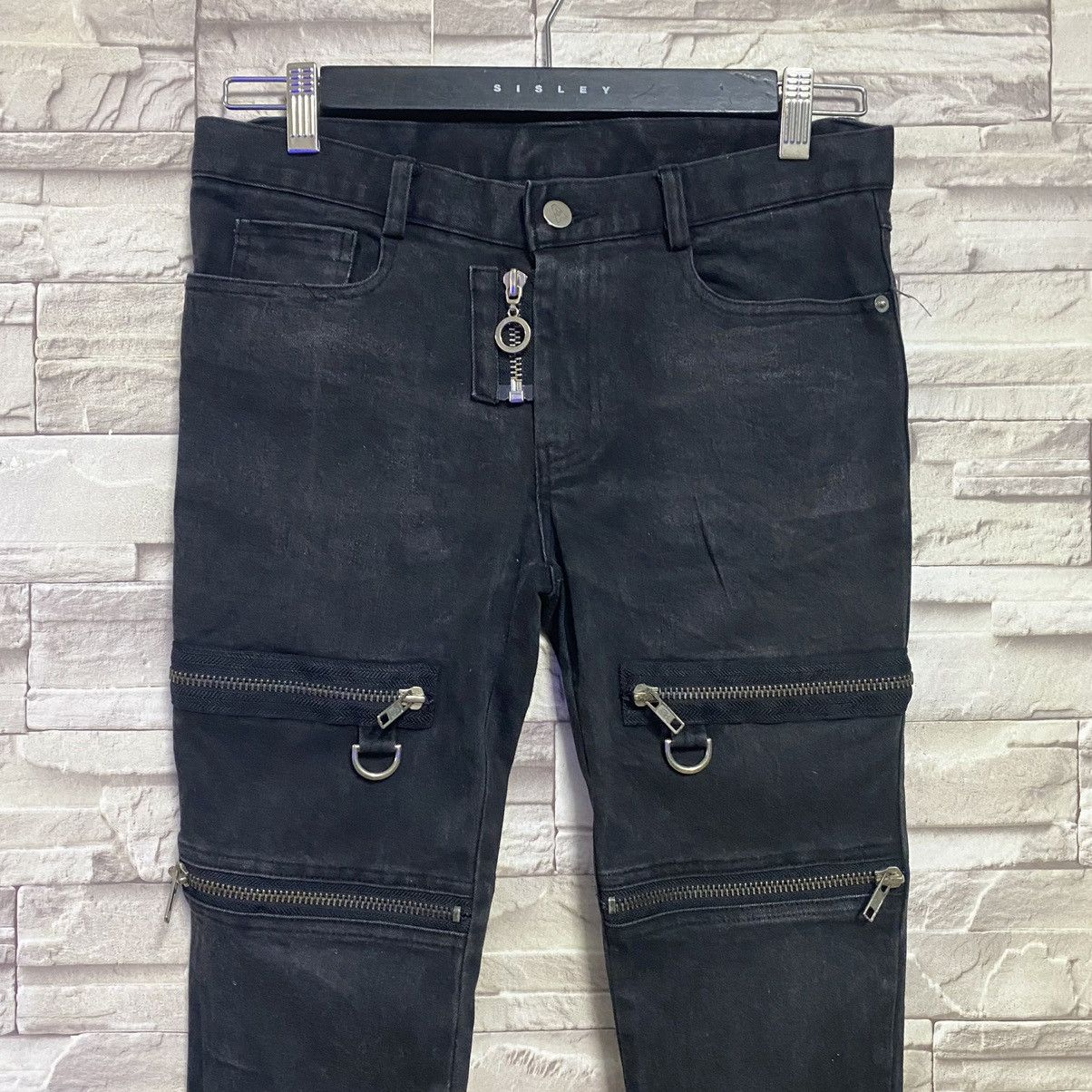 Seditionaries Super Skinny Denim Zipper Punk Stretch Anotheryouth Size US 28 / EU 44 - 4 Thumbnail