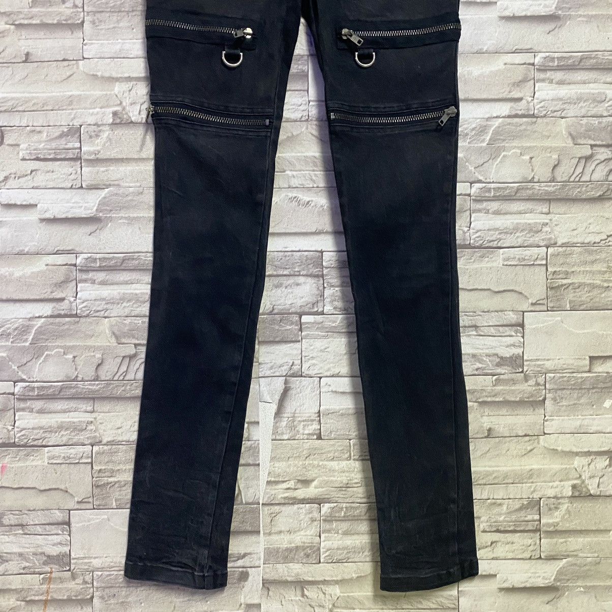 Seditionaries Super Skinny Denim Zipper Punk Stretch Anotheryouth Size US 28 / EU 44 - 5 Thumbnail