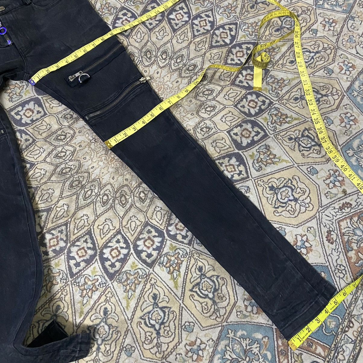 Seditionaries Super Skinny Denim Zipper Punk Stretch Anotheryouth Size US 28 / EU 44 - 22 Thumbnail
