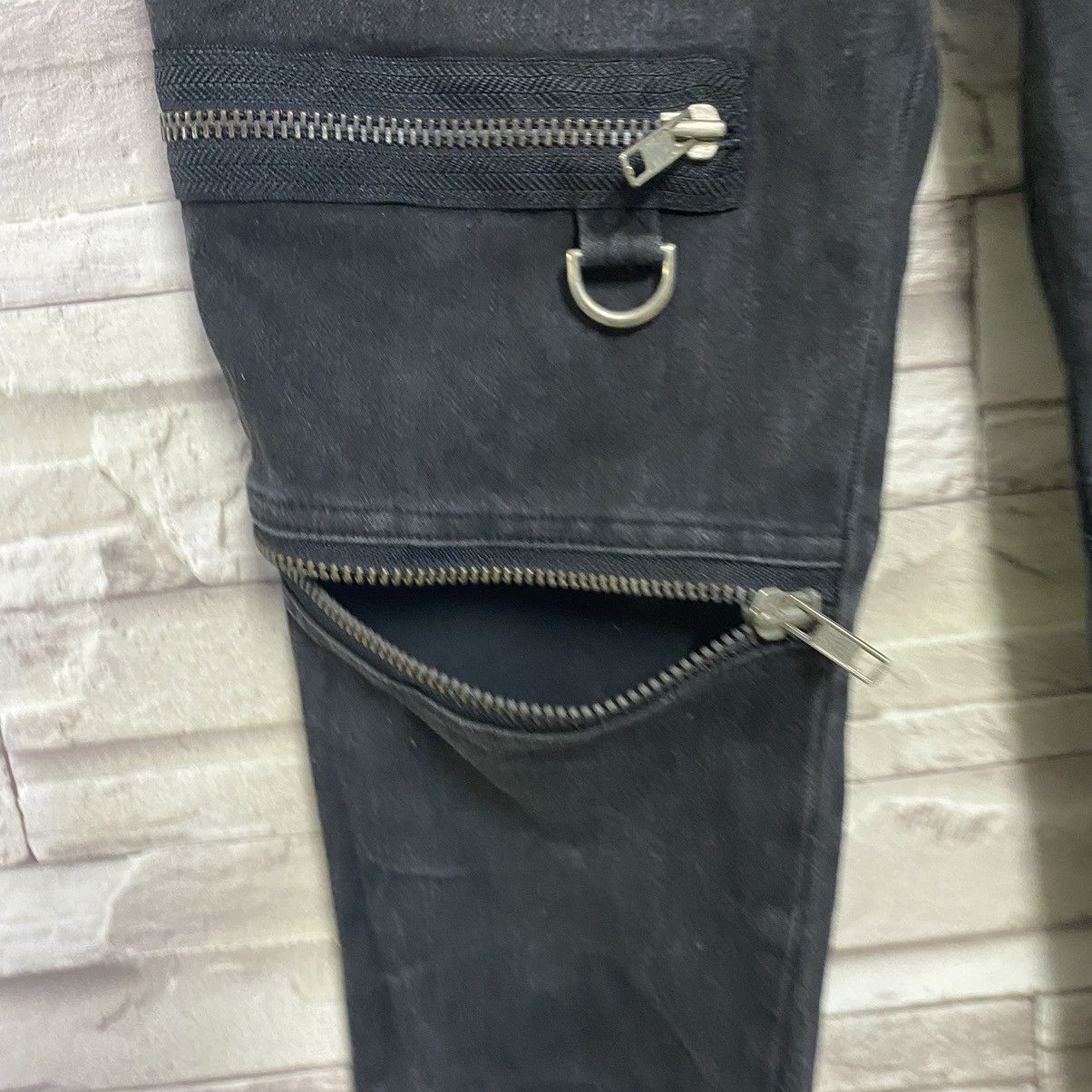 Seditionaries Super Skinny Denim Zipper Punk Stretch Anotheryouth Size US 28 / EU 44 - 8 Thumbnail