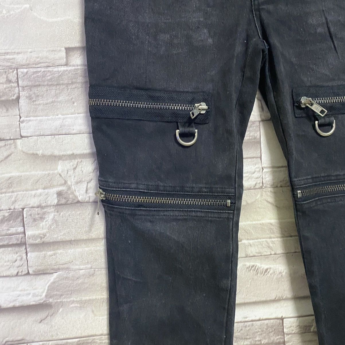 Seditionaries Super Skinny Denim Zipper Punk Stretch Anotheryouth Size US 28 / EU 44 - 6 Thumbnail