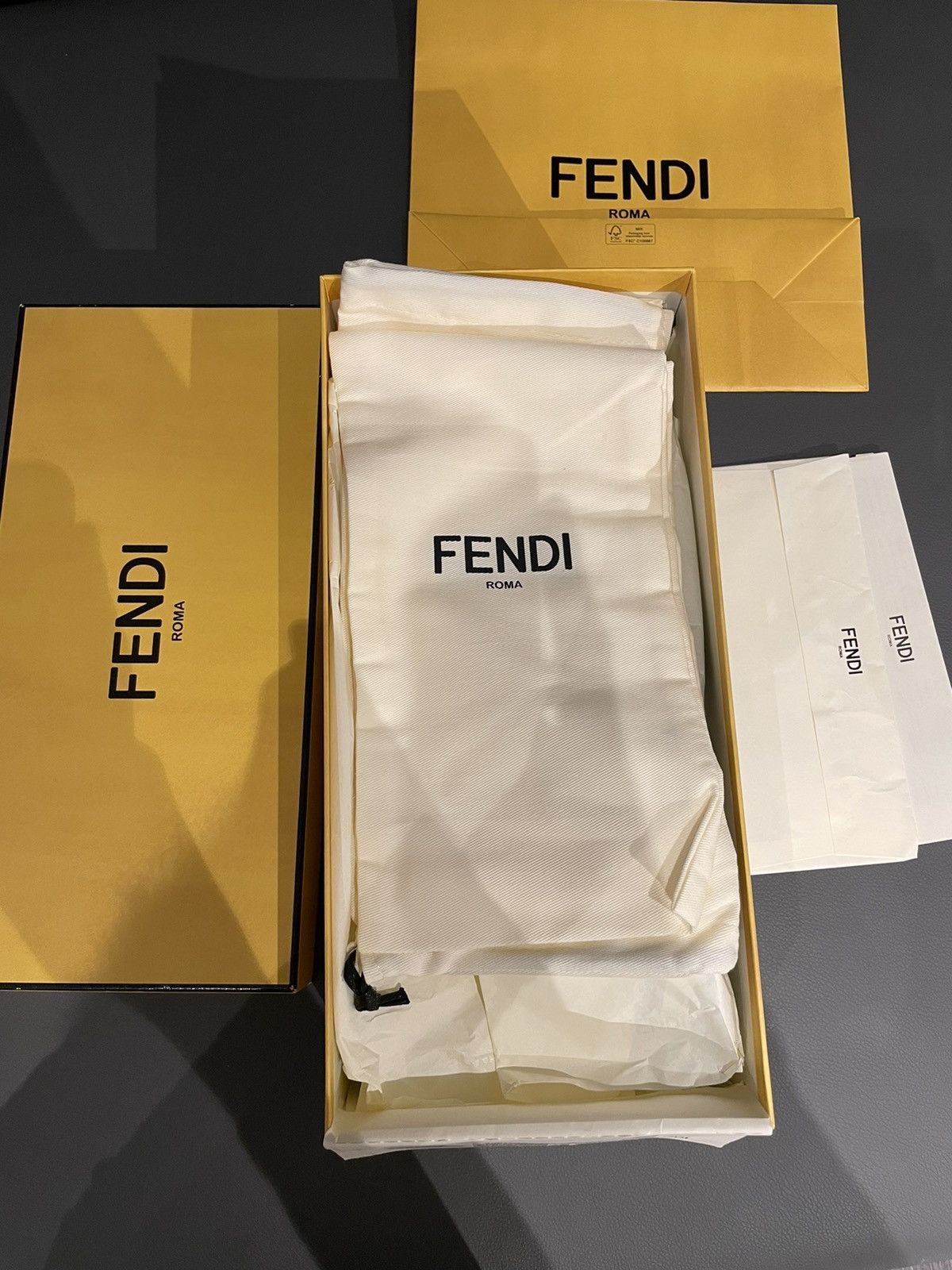 Fendi Rare NEW Limited Edition Fendi Logo Slides Flipflop Slip-on Size US 8.5 / EU 41-42 - 5 Thumbnail