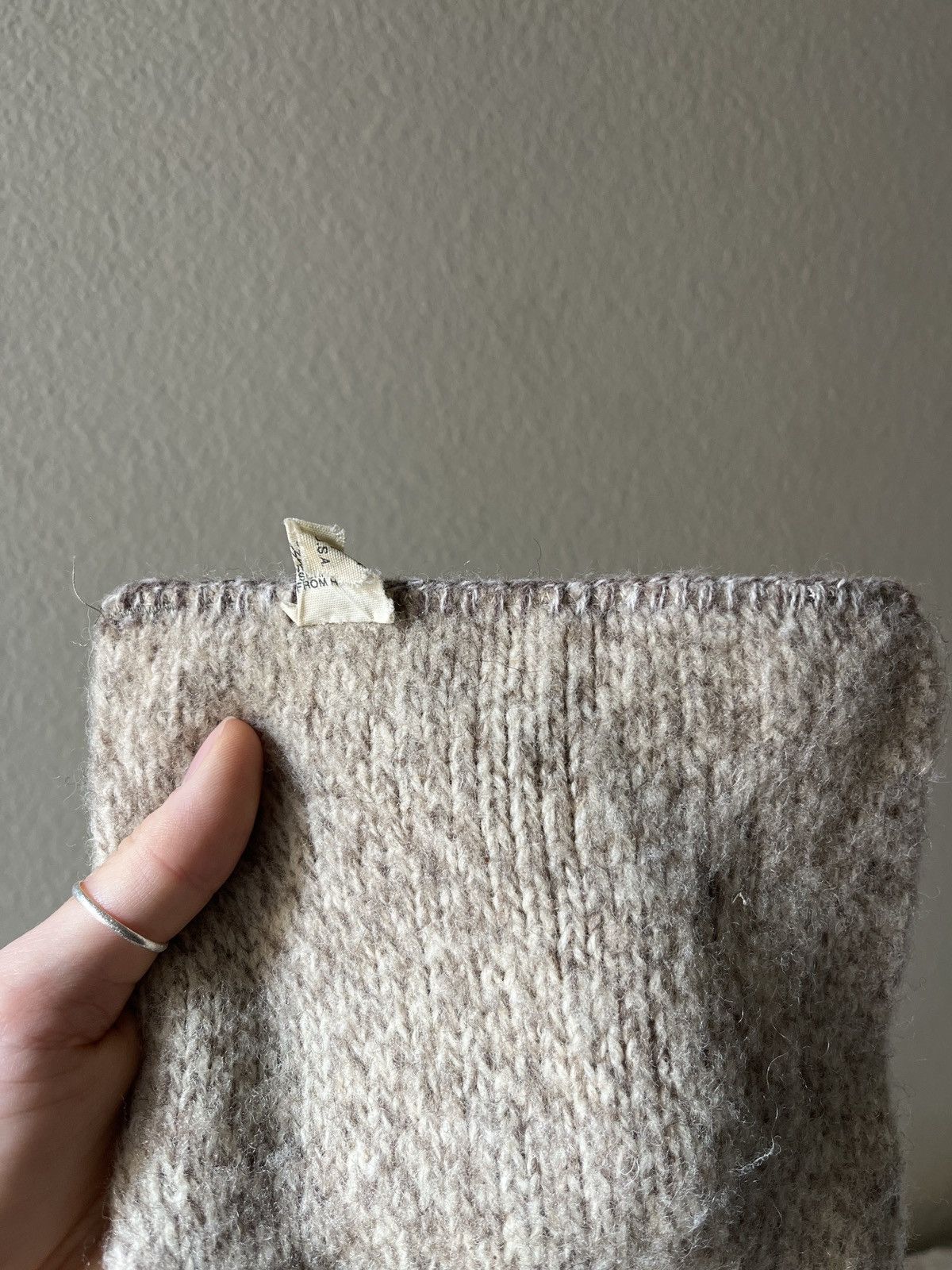 Vintage VINTAGE 1970S WOOL SCARF Size ONE SIZE - 5 Thumbnail