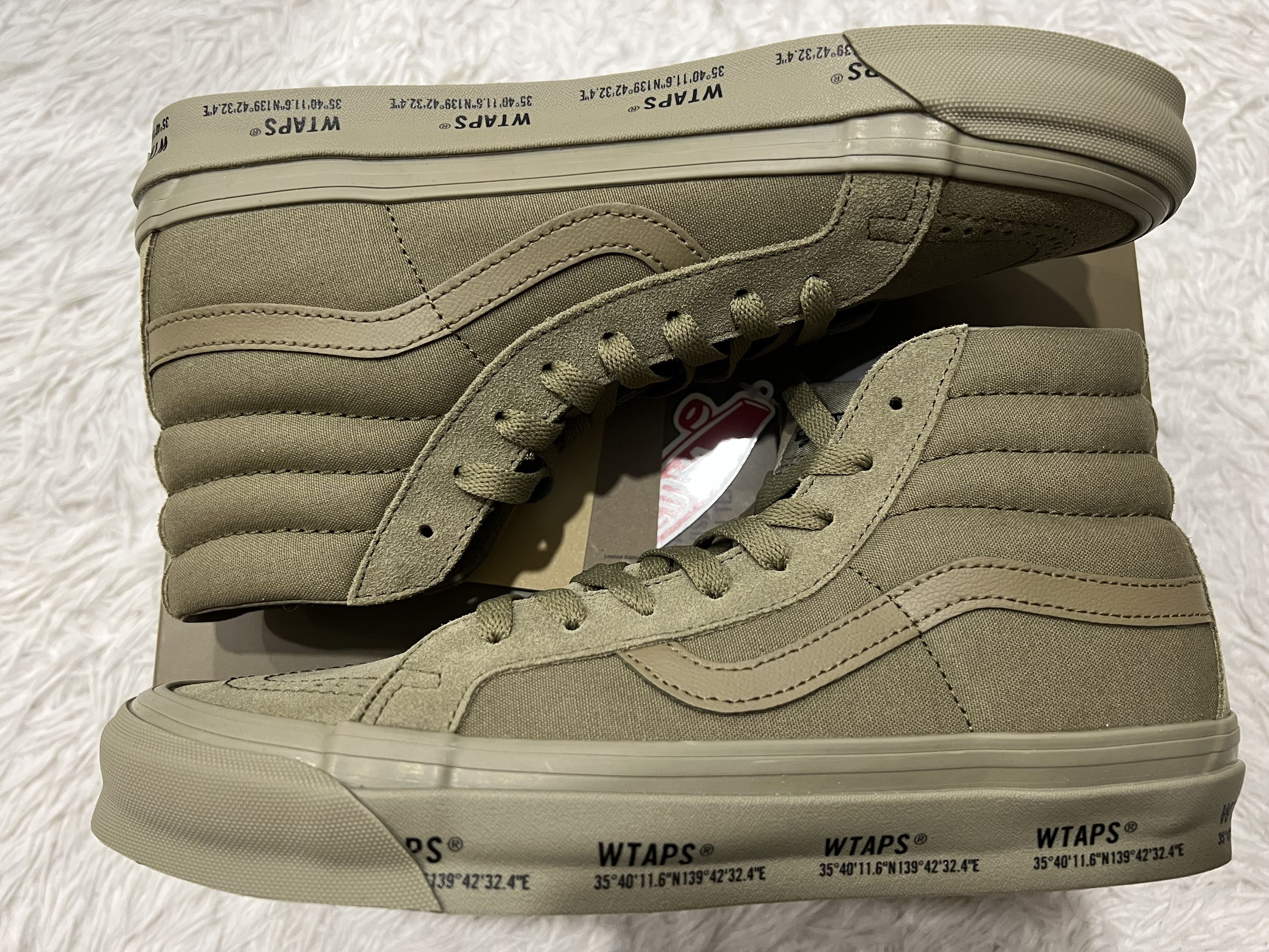 Vans Vans Vault Sk8-Hi OG LX WTAPS Olive Drab sz 9 | Grailed