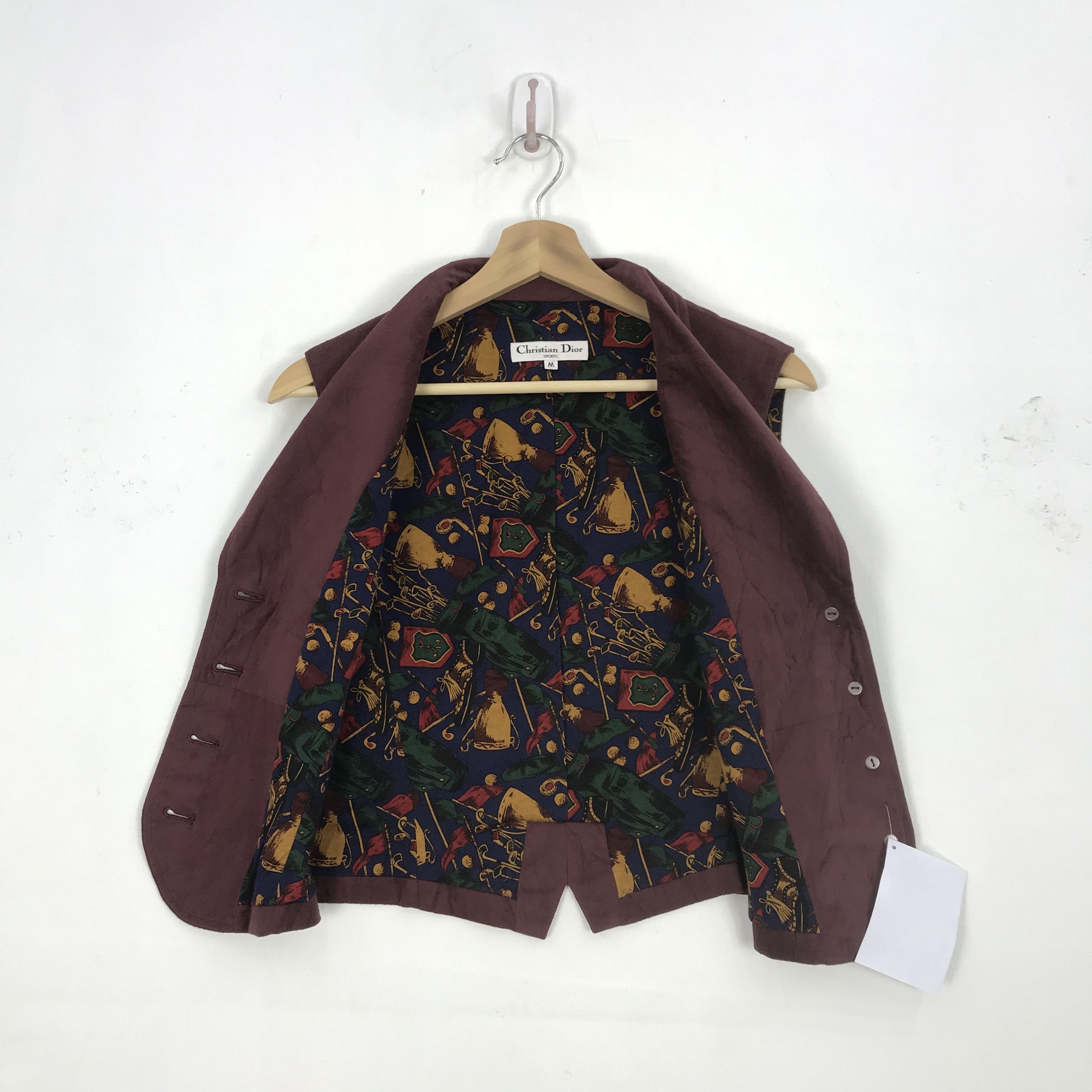 Vintage Vintage Christian DIOR Vest Waist Coat Jacket | BS54472. Size US XS / EU 42 / 0 - 4 Thumbnail
