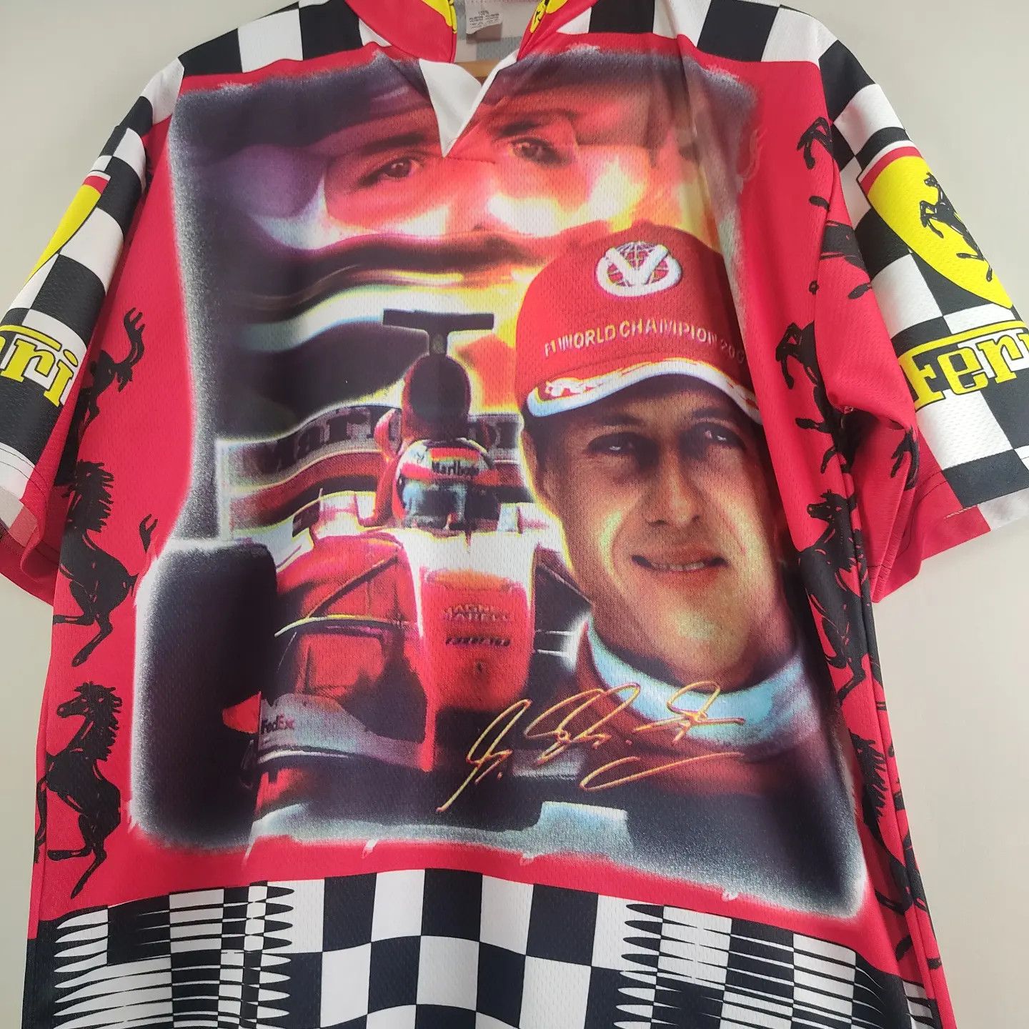 90's Michael Schumacher Formula One F1 All Over Print