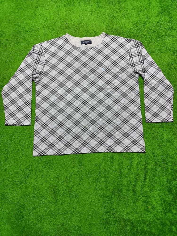 Burberry × Designer Vintage Burberry London Long Sleeve Tshirt Size M Size US M / EU 48-50 / 2 - 1 Thumbnail
