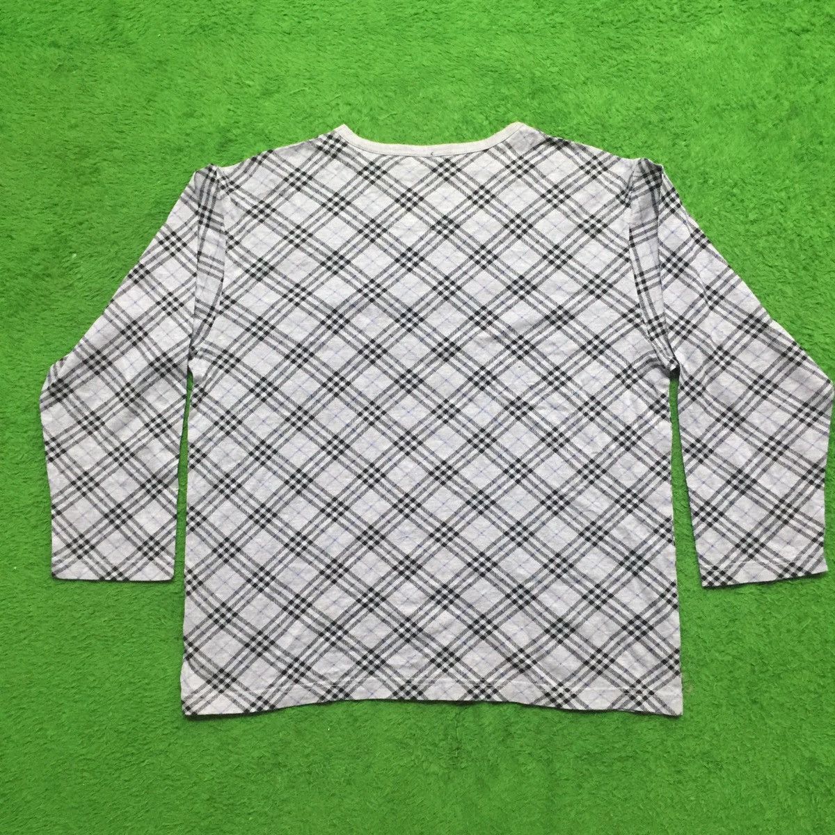 Burberry × Designer Vintage Burberry London Long Sleeve Tshirt Size M Size US M / EU 48-50 / 2 - 12 Thumbnail