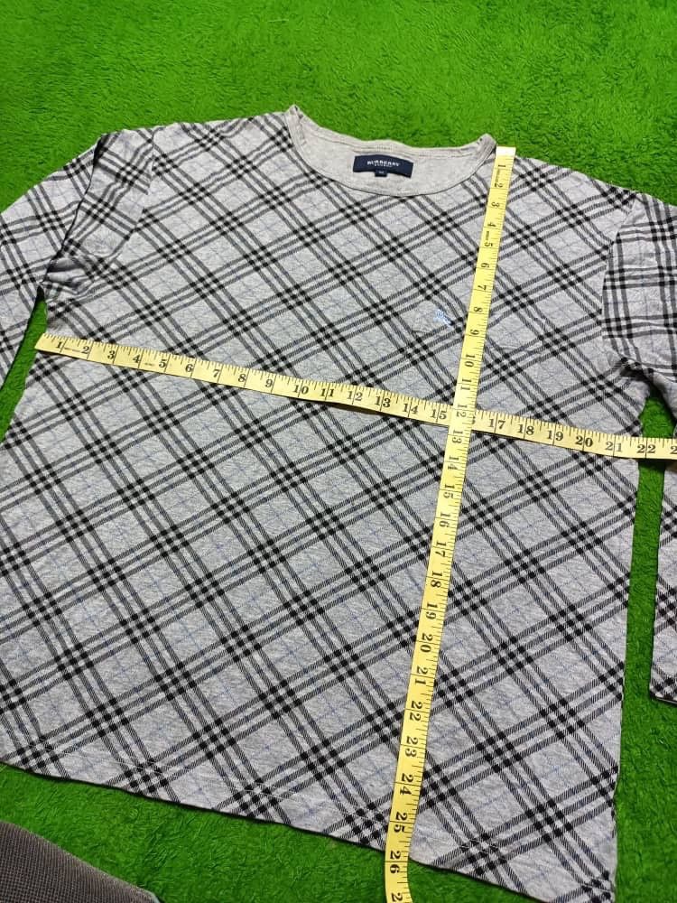 Burberry × Designer Vintage Burberry London Long Sleeve Tshirt Size M Size US M / EU 48-50 / 2 - 2 Thumbnail
