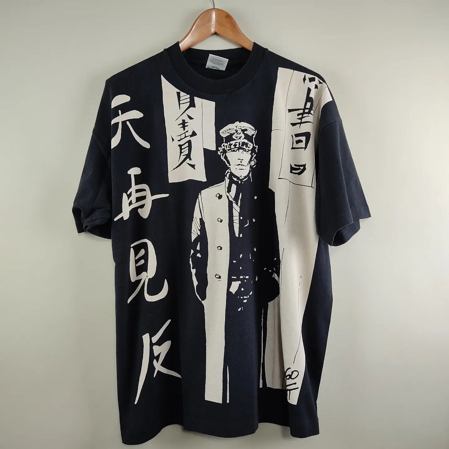 Anime × Vintage 90's Corto Maltese All Over Print Size US XL / EU 56 / 4 - 7 Thumbnail
