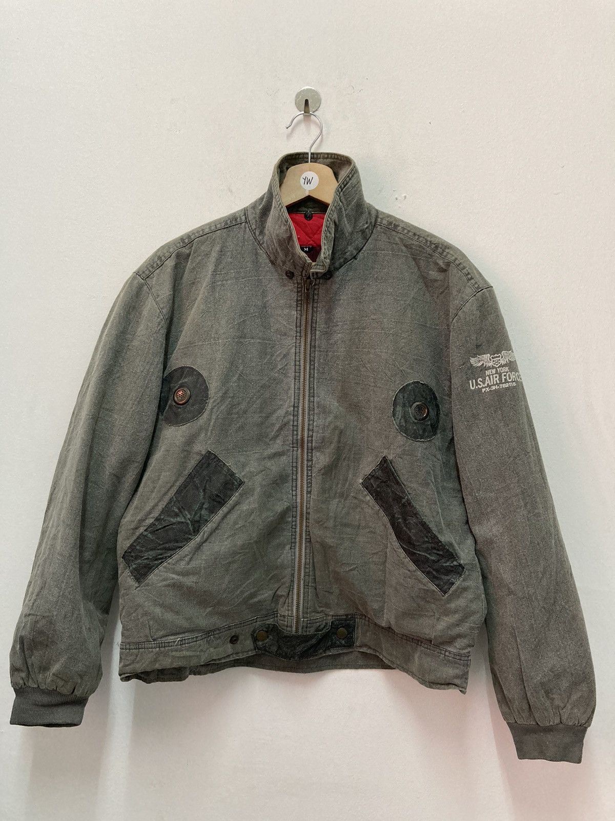 Vintage Vintage pilot jacket USA force Size US M / EU 48-50 / 2 - 1 Thumbnail