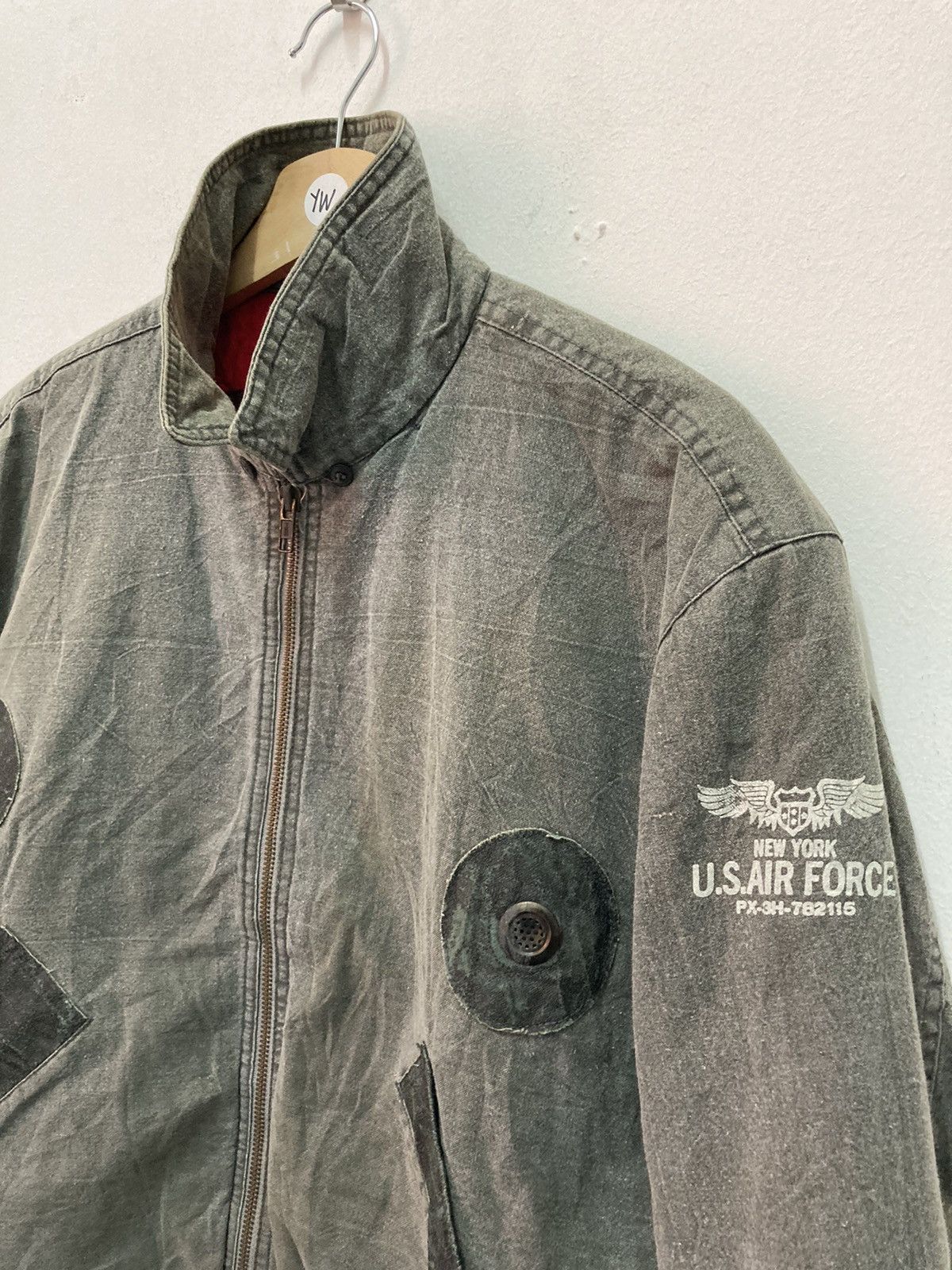Vintage Vintage pilot jacket USA force Size US M / EU 48-50 / 2 - 2 Thumbnail