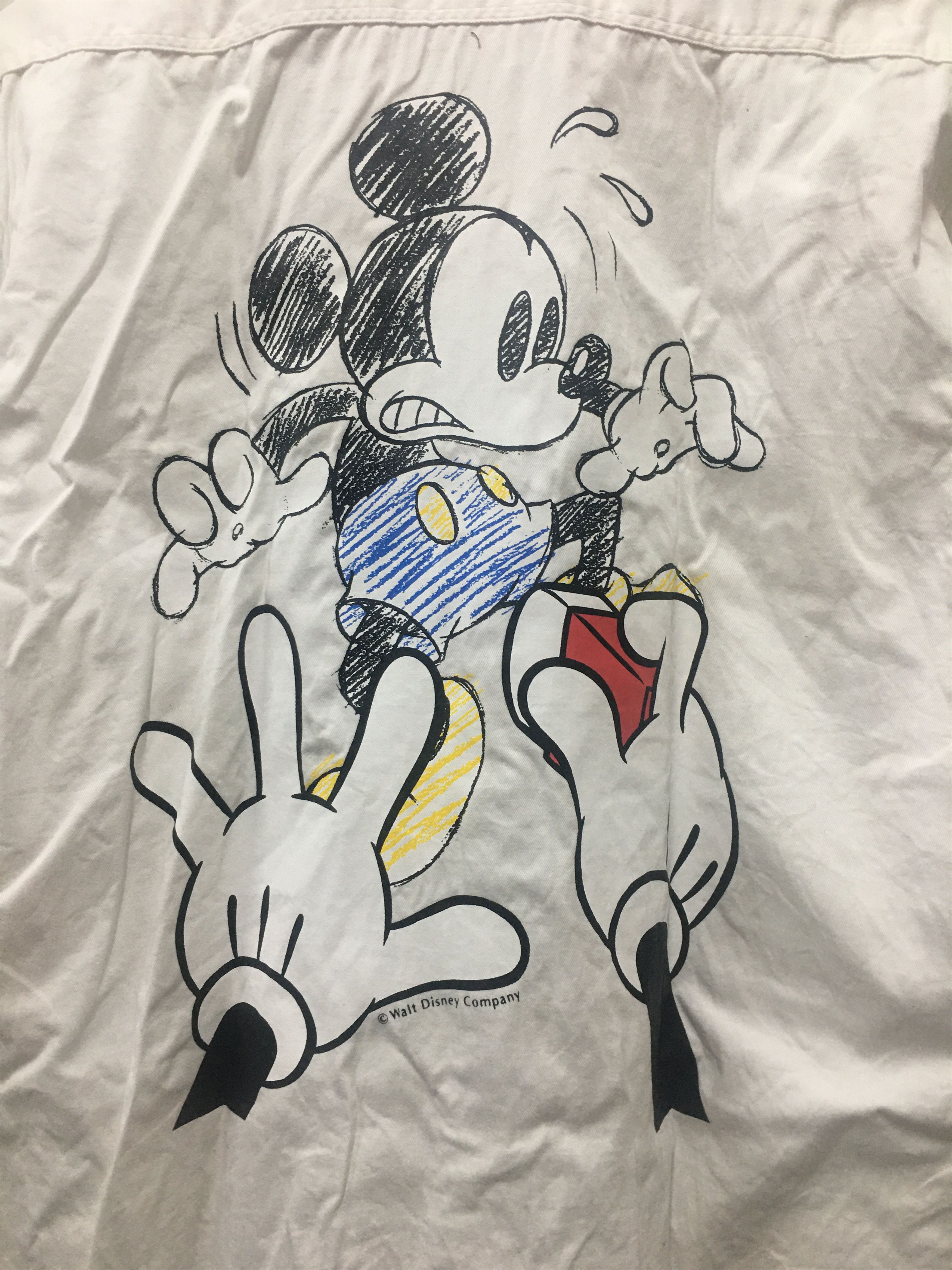Anime × Mickey Mouse × Vintage Vintage Mickey Mouse Overprinted Button Ups Size US M / EU 48-50 / 2 - 2 Thumbnail