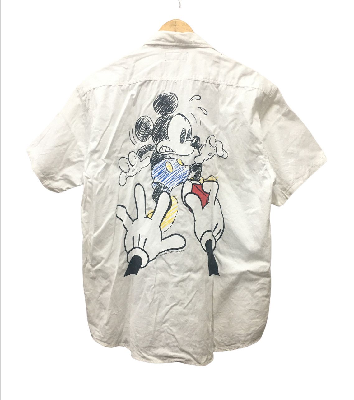Anime × Mickey Mouse × Vintage Vintage Mickey Mouse Overprinted Button Ups Size US M / EU 48-50 / 2 - 1 Thumbnail
