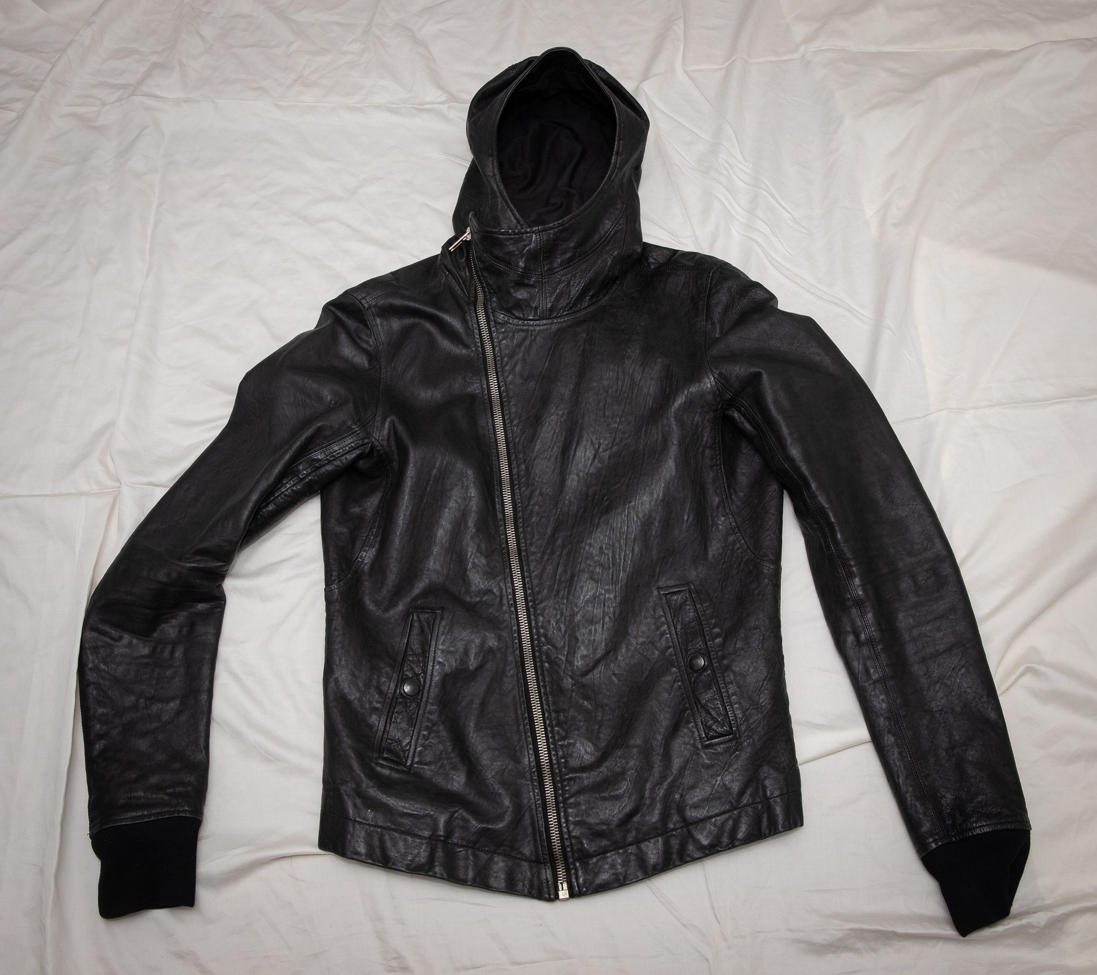 Rick Owens Rick Owens FW 09 CRUST Scuba Leather Jacket | Grailed