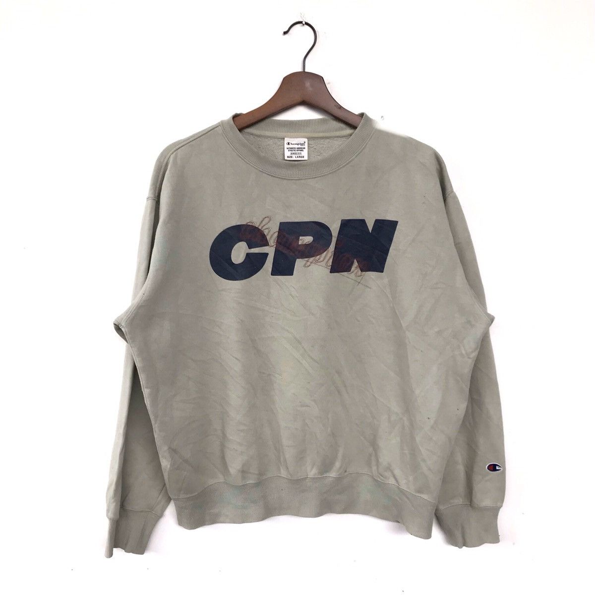 Vintage & Rare Champion CPN spelloutlogocrewneck sweatshirt