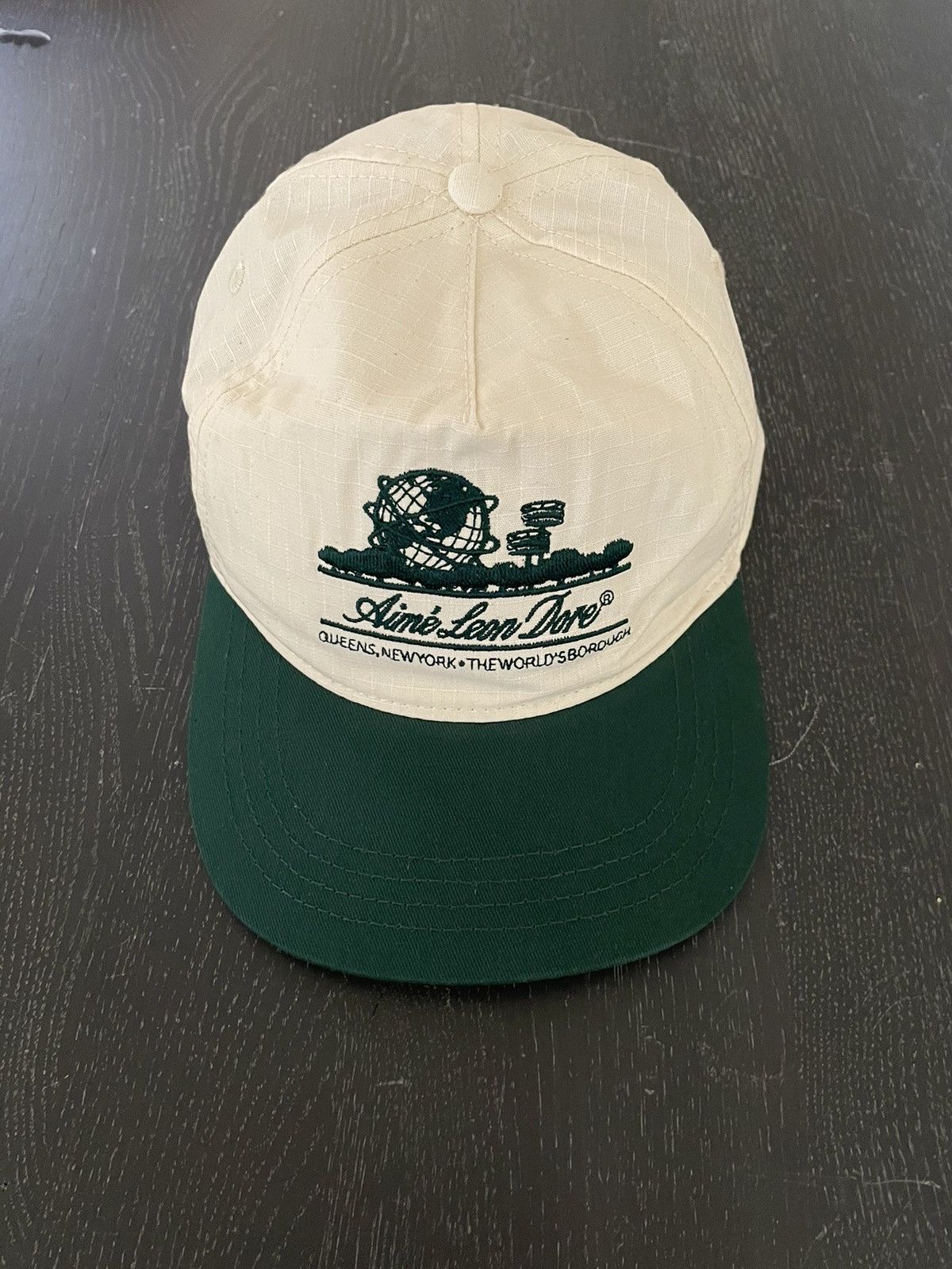 aime-leon-dore-aime-l-on-dor-unisphere-hat-green-white-grailed