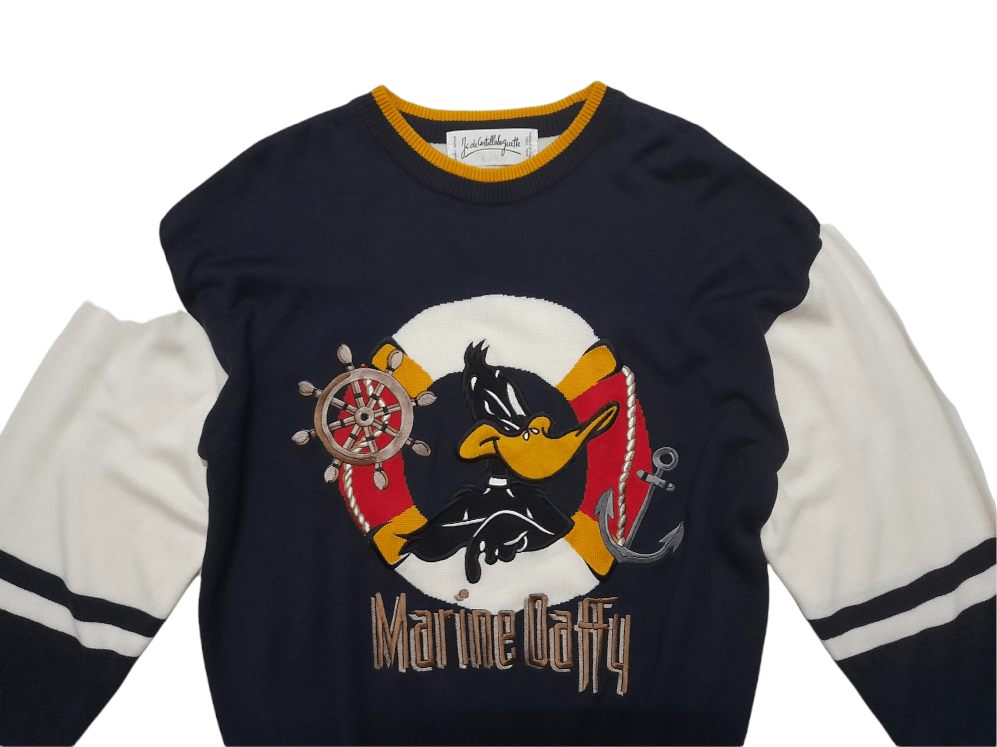 Cartoon Network × Jean Charles De Castelbajac × Other Marine DAFFY Duck Jean Charles de Baguette Knitwear (D834) Size US L / EU 52-54 / 3 - 2 Thumbnail