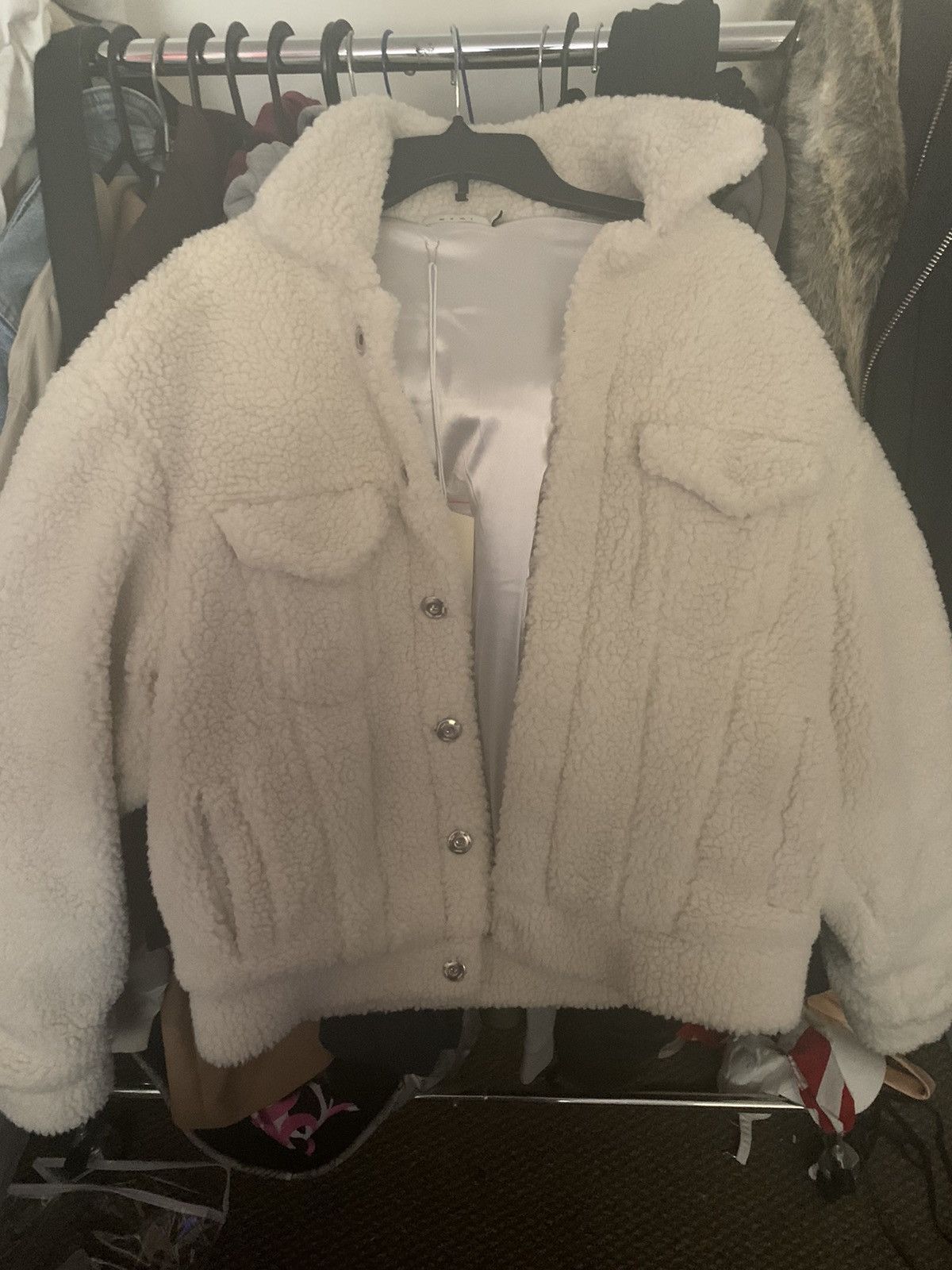 Mnml sherpa jacket shop