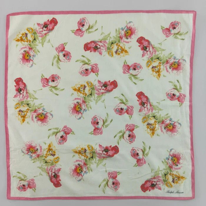 Ralph Lauren × Vintage Ralph Lauren Handkerchief/ Neckerchief/ Bandana - 3F2243 Size ONE SIZE - 4 Thumbnail